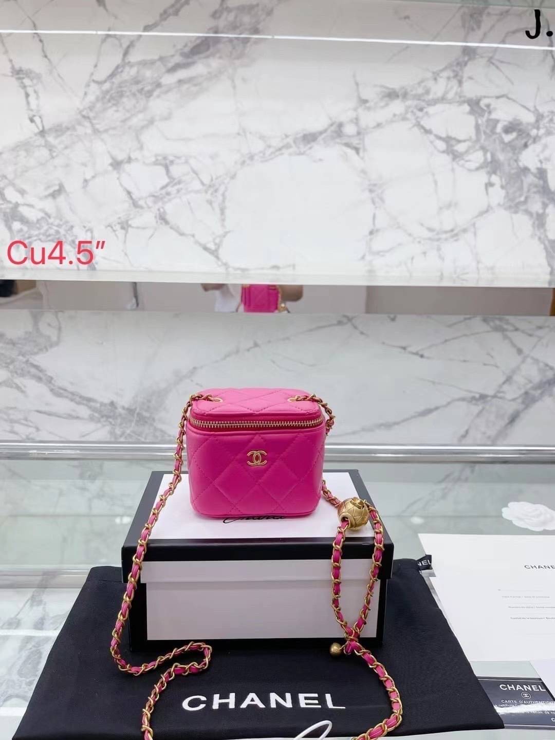 Chanel Pearl Crush Mini Vanity / Chanel Vanity crossbody bag กระเป๋าทรงกล่องใบเล็กน่ารัก งานหนังสวย ตอบโจทย์และครองใจสาวๆ ได้อย่างแท้จริง