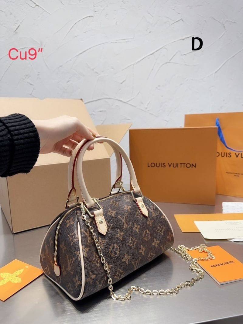 LV Ribera Monogram Bag / LV Speedy พร้อมส่ง กระเป๋าสะพายทรงทรงสปีดี้วินเทจ ดีไซส์ซิปโค้งมนสวยหรู มือจับในตัวใช้งานง่าย ภายในโล่งกว้าง พร้อมสายสะพายโซ่อะไหล่ทอง