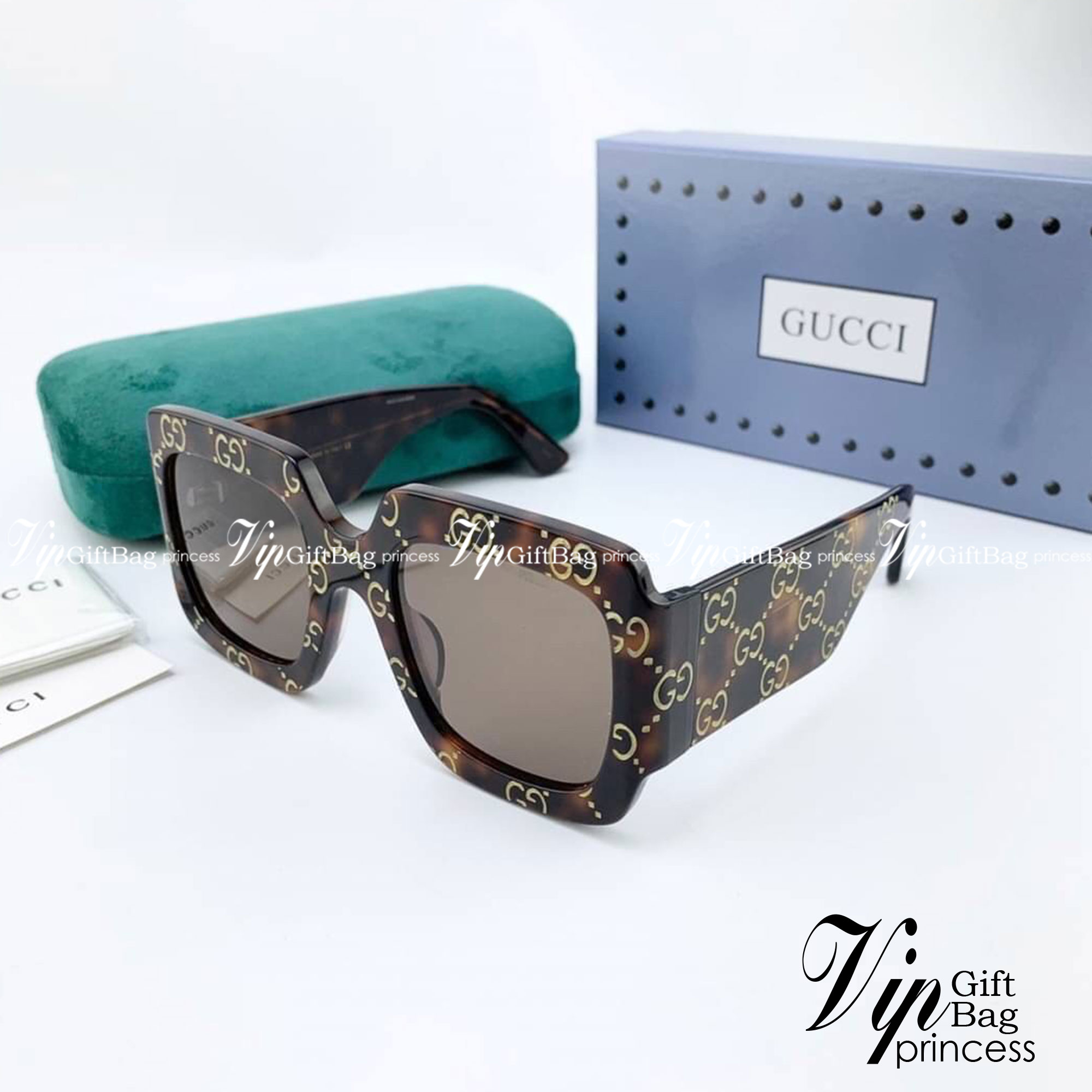 GUCCI SUNGLASSES แว่นตากันแดดกุชชี่ เกรดออริจินอล 1:1 งานสวยสุด คุณภาพดี Hi-quality กันแดดเต็มประสิทธิภาพ UV protection ภาพถ่ายจากสินค้าจริง