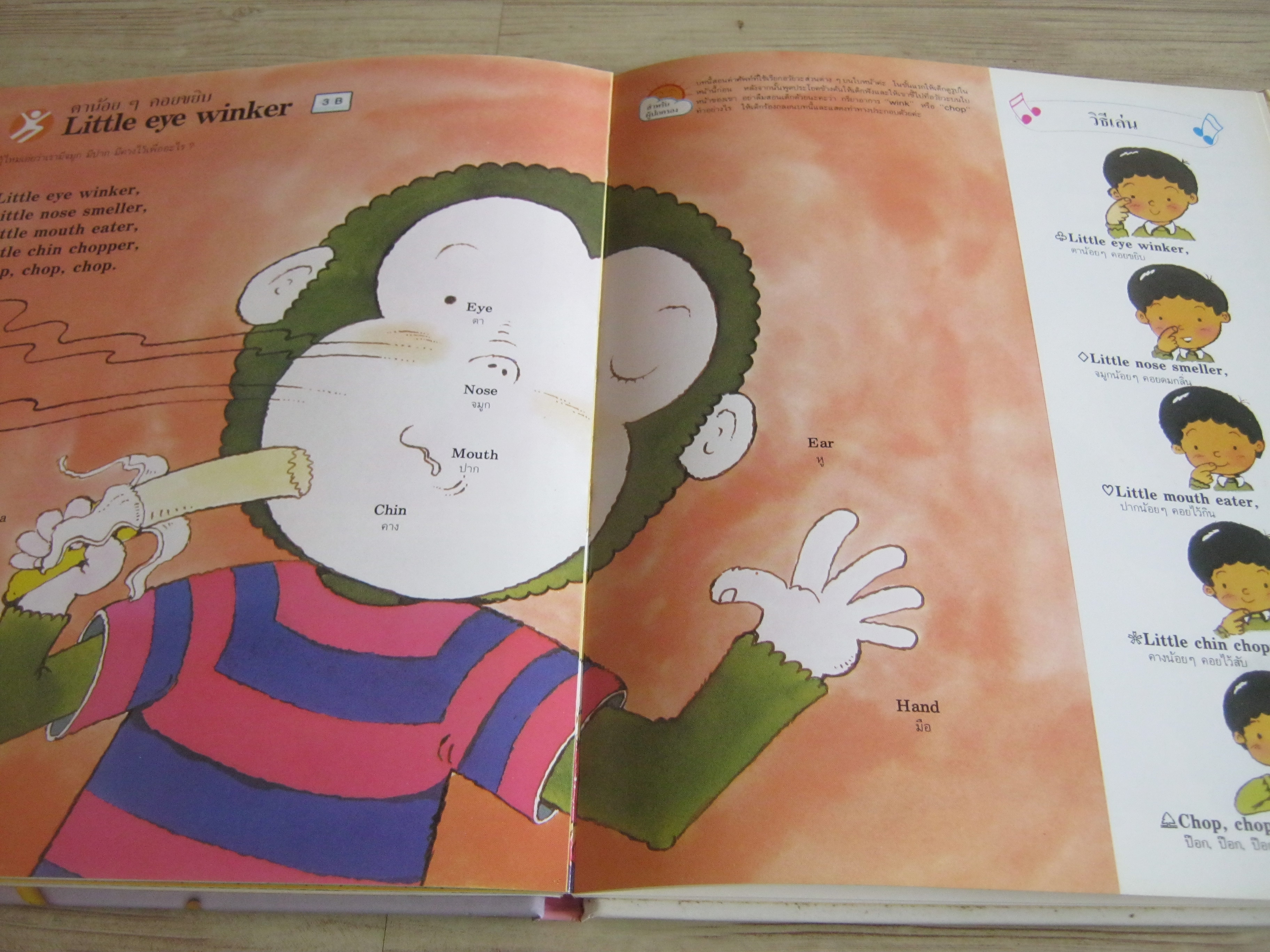 หนังสือชุดเรียนรู้ภาษาอังกฤษเบื้องต้นสำหรับเด็ก Rhythm Play สนุกสนานกับจังหวะ ผศ.วัลยาพร นาวีการและผศ.ดวงตา ลักคุณะประสิทธิ์ แปล