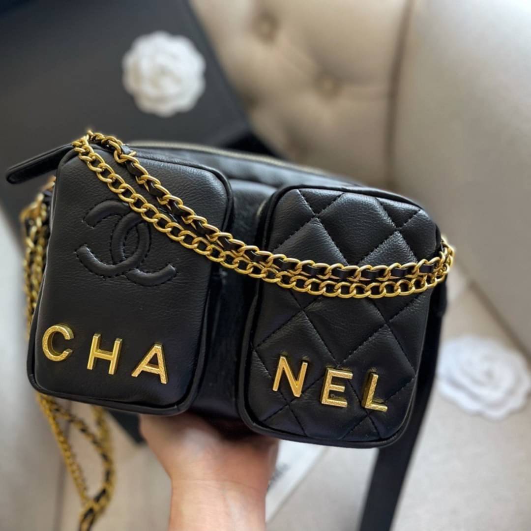 CHANEL vip for lady crossbody & shoulder bag Size : 9”