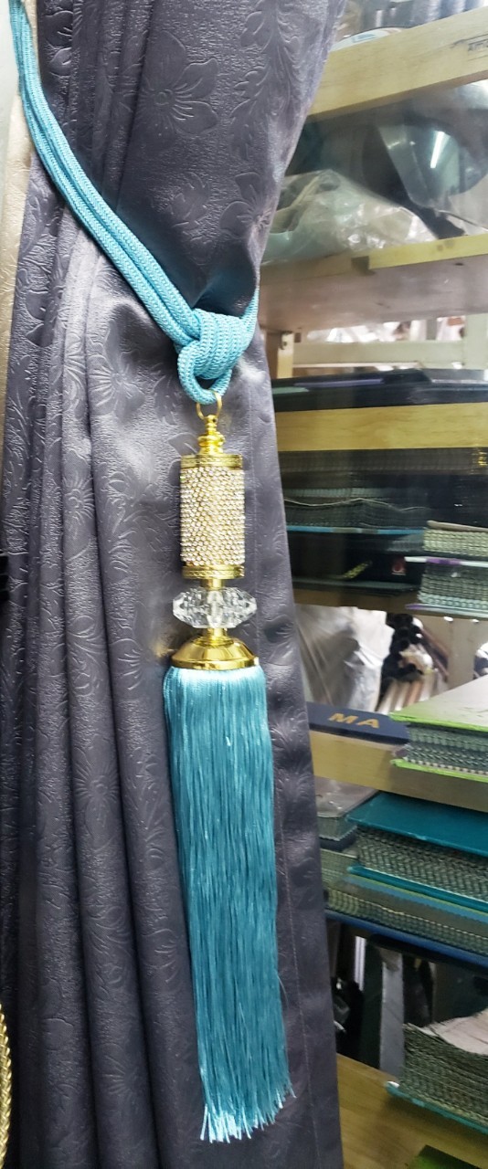 สายรวบม่าน รุ่น เฮอริเทจ(Heritage) สีฟ้า(ราคาต่อ1ชิ้น)