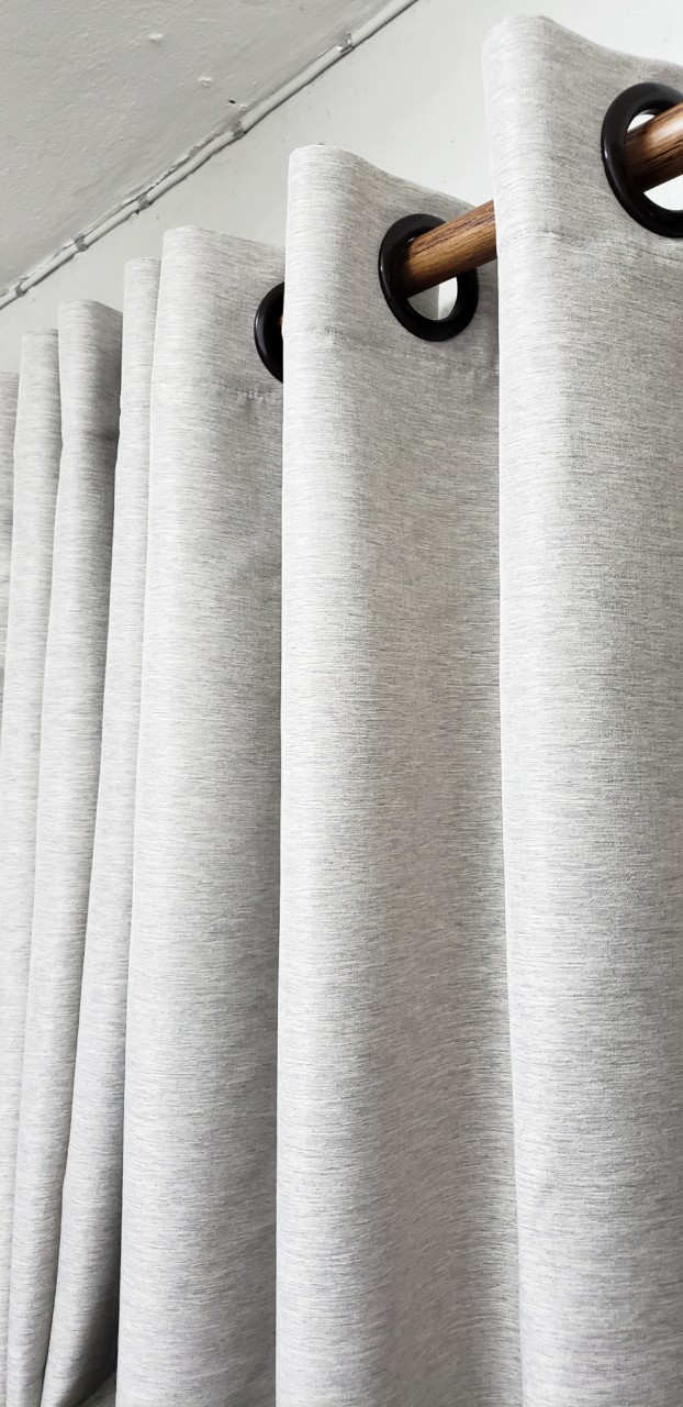 ผ้าม่าน ก.270*ส.230ซม./ผืนกันแสงUV95% ผ้าม่าน รุ่น มินิมอล(minimalist) สีเทาน้ำตาล