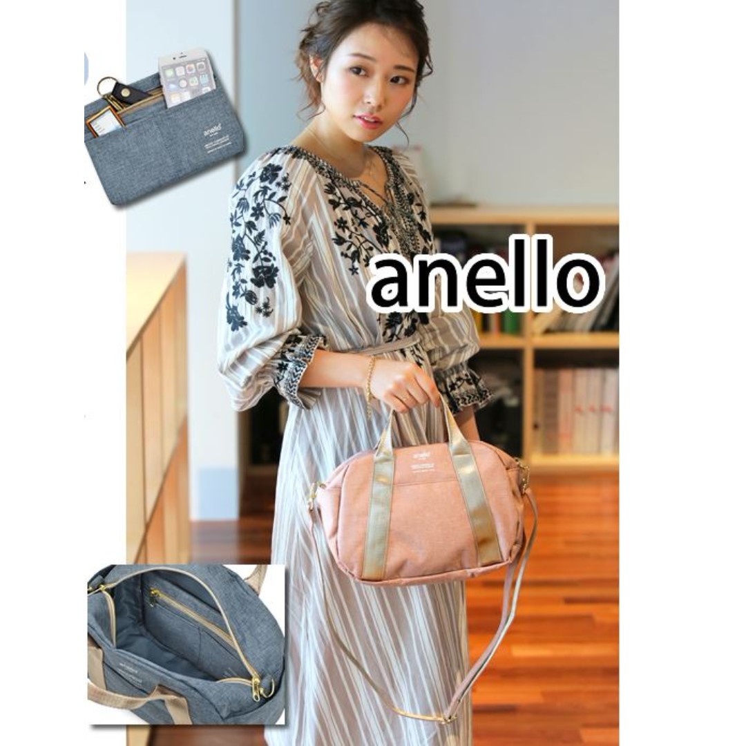 Anello Mini Boston shoulder Bag New arrival คอลเลคชั่นใหม่ล่าสุด ชน shop ค่ะ กระเป๋าถือ หรือสะพายข้าง ขนาดกำลังน่ารัก เปิดปิดด้วยซิปคู่ ภายในมี ใบลูกให้อีก 1 ใบ แยกใช้ได้ค่ะ ด้านหน้าสกรีนโลโก้แบรนด์ มีช่องทั้ง 4 ด้าน หน้าหลัง และด้านข้างใช้งานได้จริง มา พ