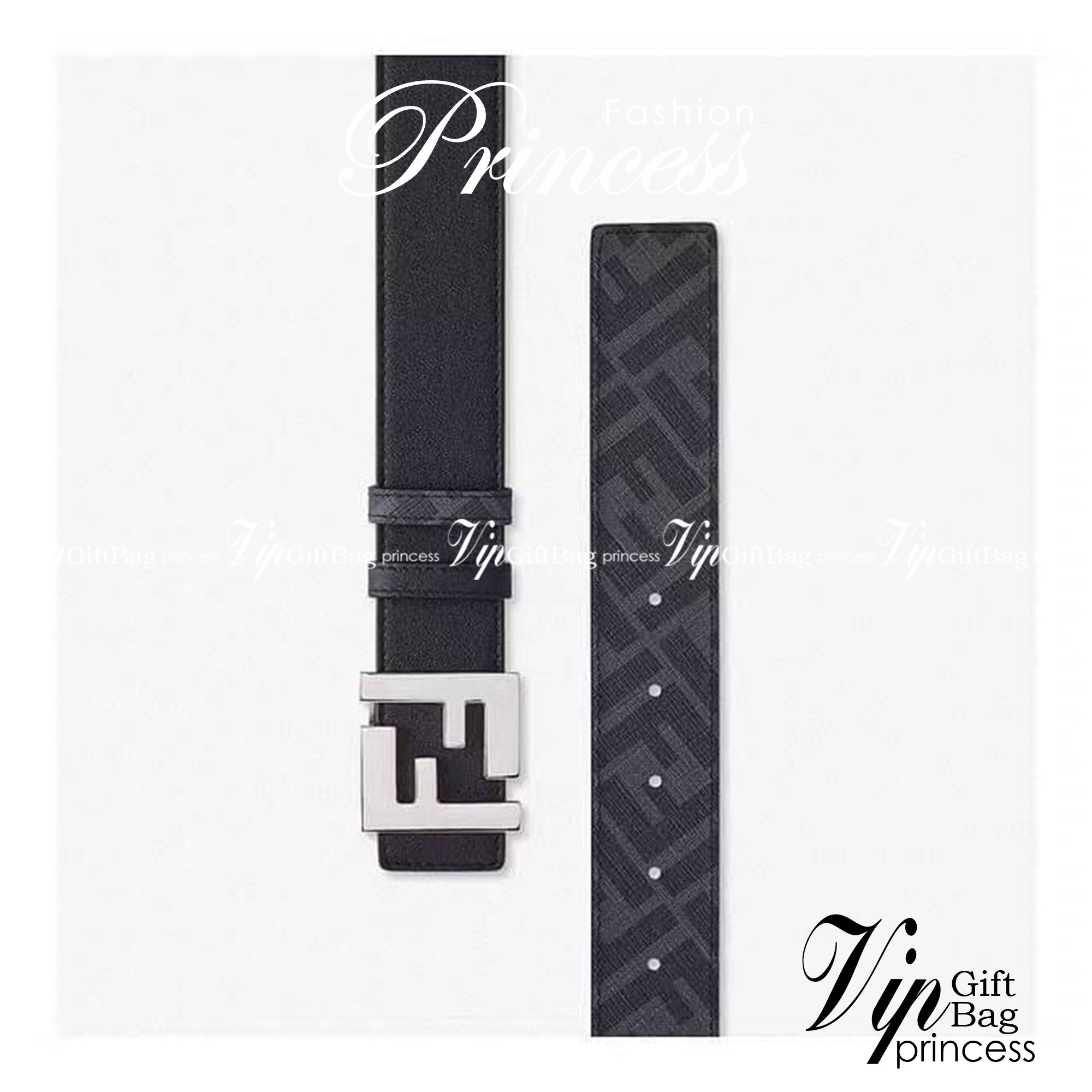 FENDI Belt Black leather belt / FF Belt เข็มขัดเฟนดิหนังแท้ เกรดออริจินอล ดีไซน์เรียบหรูเข้ากับทุกลุค ใช้ได้ทั้งชายหญิง มาพร้อมกล่อง ห้ามพลาดค่ะ! พร้อมส่งที่ไทย ภาพถ่ายจากงานขายจริง ใช้งานต่างประเทศได้