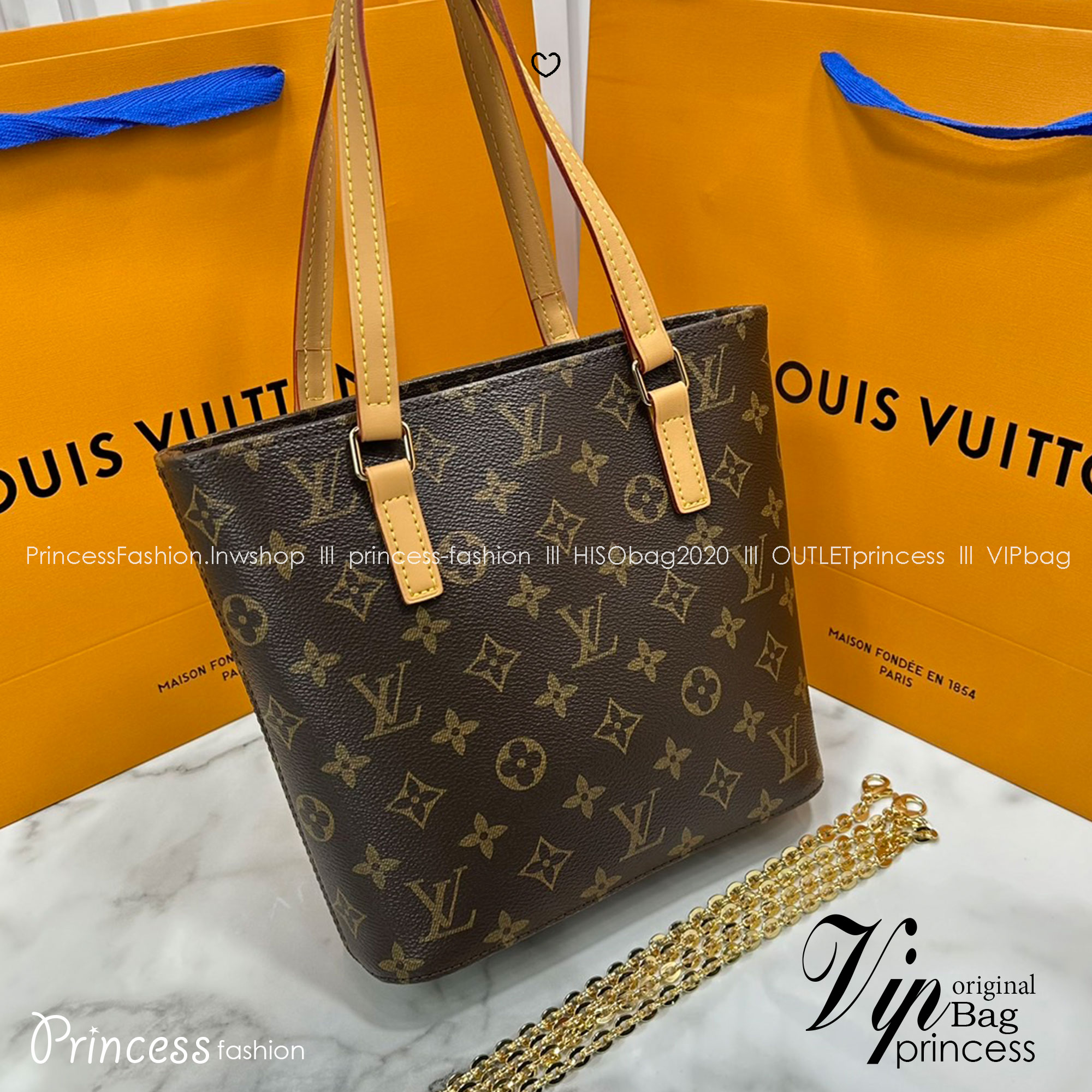 LV VAVIN TOTE BAG MONOGRAM CANVAS กระเป๋าทรงโท้ทงานวินเทจหายาก เป็นรุ่นตามหา ดีไซส์สวยเหนือกาลเวลา น่าครอบครอง