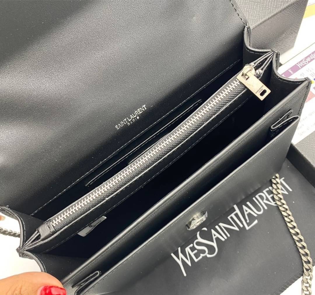 YSL SAINT LAURENT SUNSET MEDIUM IN SMOOTH LEATHER