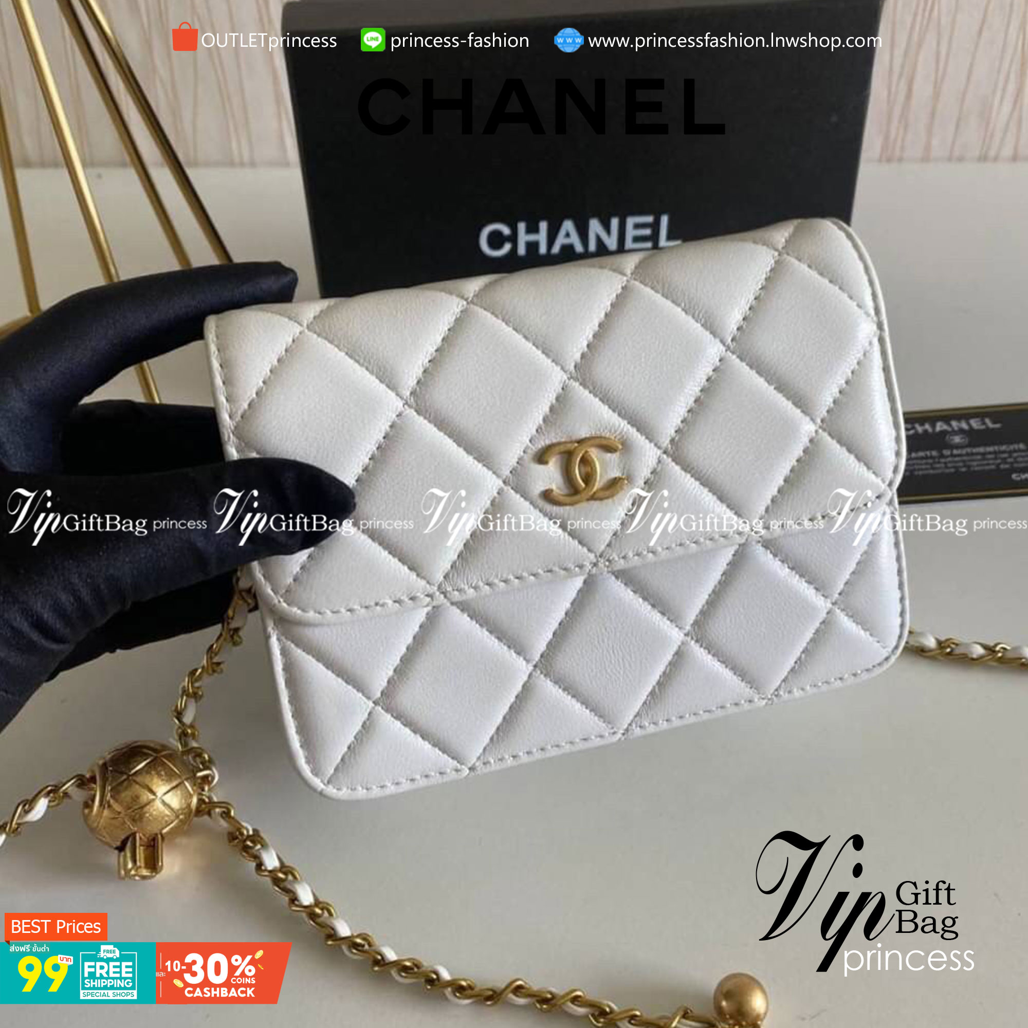 VIP GIFT 】หนังแกะแท้ CHANEL lambskin small shoulder bag with chain เรียบหรู ดูดี ดีไซน์สุดคลาสสิค ใช้ออกงานได้เลย มีสายโซ่อะไหล่ทองรมควันอย่างลงตัว ไอเท็มแนะนำพร้อมส่งที่ไทยราคาสุดคุ้มห้ามพลาดค่ะ!