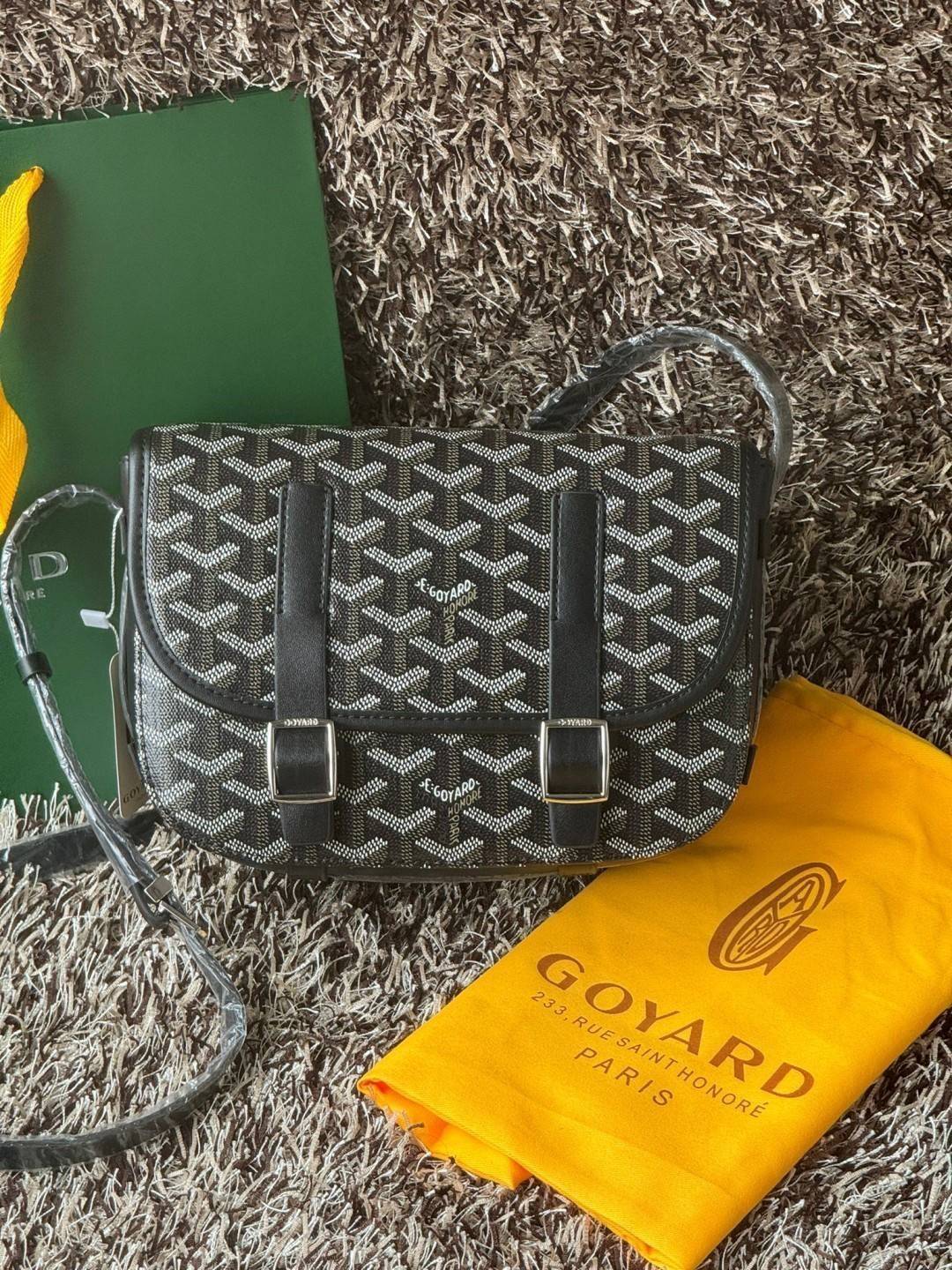 พร้อมส่ง 4 สี GOYARD Belvedere Messenger กระเป๋าสะพายแบรนด์หรูสัญชาติฝรั่งเศส 🧡 เกรดออริจินอล 1:1 สลับแท้ ใช้งานต่างประเทศได้