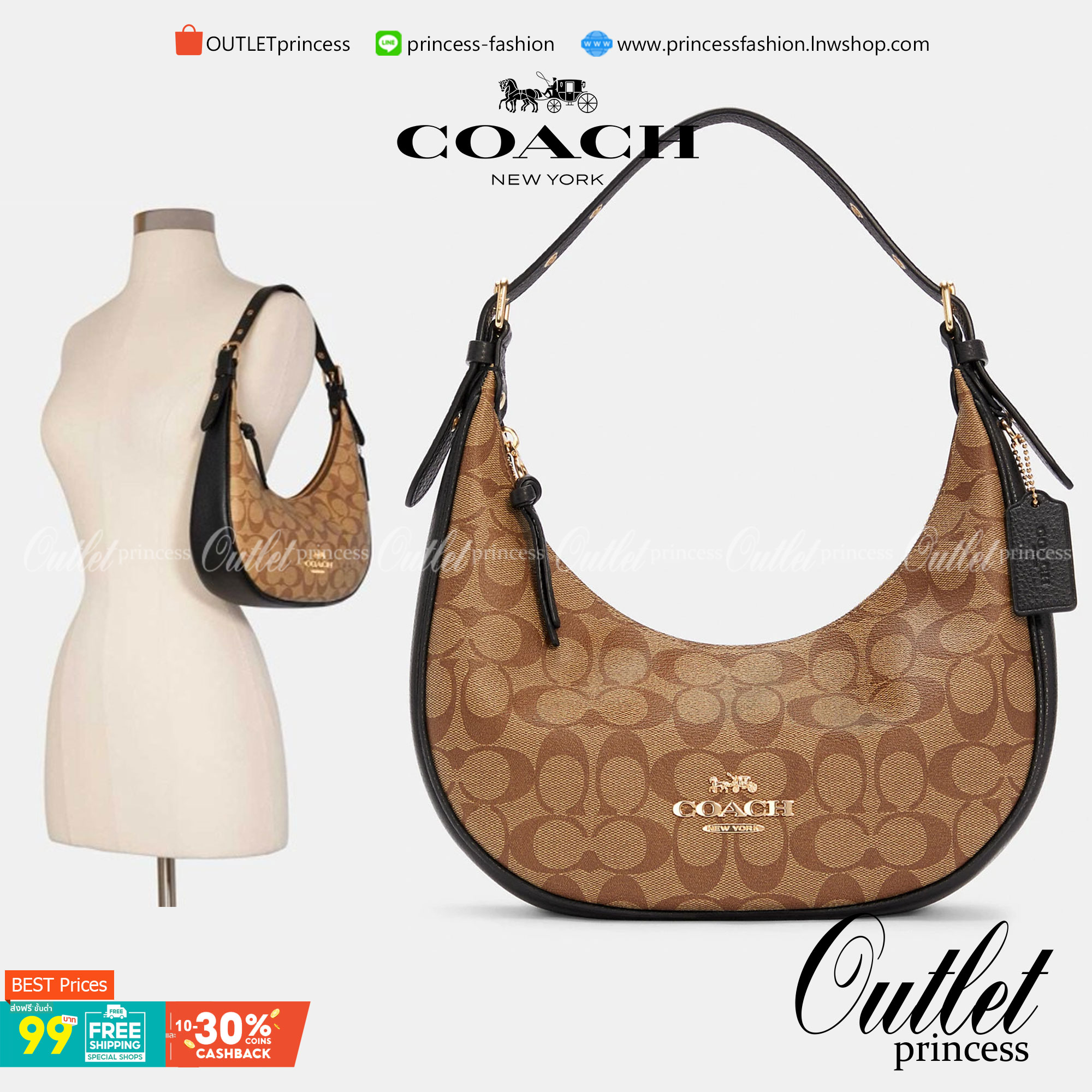 COACH BAILEY HOBO WITH WHIPSTITCH ((C4108//C1322)) พร้อมส่งที่ไทย!! สวยจริงไม่จกตาแน่นอนค่าา กระเป๋าทรงโค้ง ใช้แบบหิ้วหรือคล้องไหล่ก็ดูดี ใช้วัสดุหนังแท้ชั้นดี หนังสวยมากๆค่ะ ด้านหน้าใช้อะไหล่แบรนด์ตัวใหญ่ หรู ดูสะดุดตามีเดียว