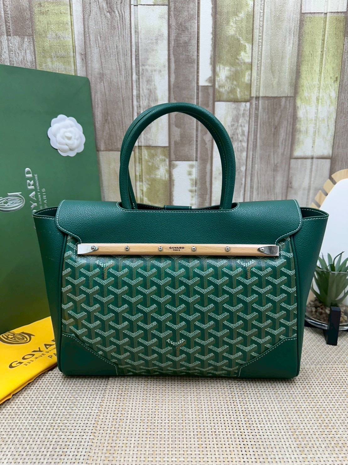 5 สี ORI หนังแท้ | Goyard Saigon Tote Bag กระเป๋าสะพายทรงโท้ท พร้อมหูจับใช้งานง่าย ภายในโล่งกว้าง หรูหราลงตัว