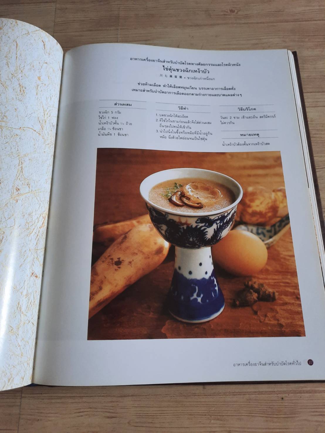 อาหารเครื่องยาจีน (หลักโภชนาการพร้อมสูตรอาหารอายุวัฒนะ) รศ.ดร.ประพิณ มโนมัยวิบูลย์ และคณะ แปล***สินค้าหมด***