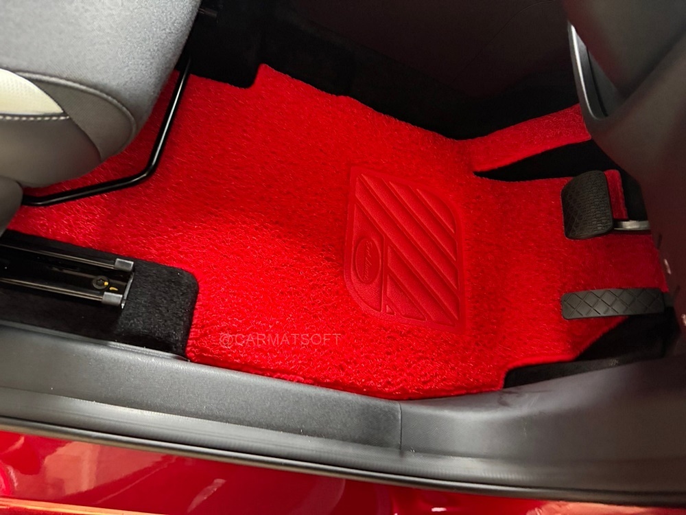 พรมดักฝุ่นไวนิล MG 3 HYBRID 2024 พรมดักฝุ่นในรถ เอ็มจี3 ไฮบริด เข้ารูป ภายในรถ เต็มคัน