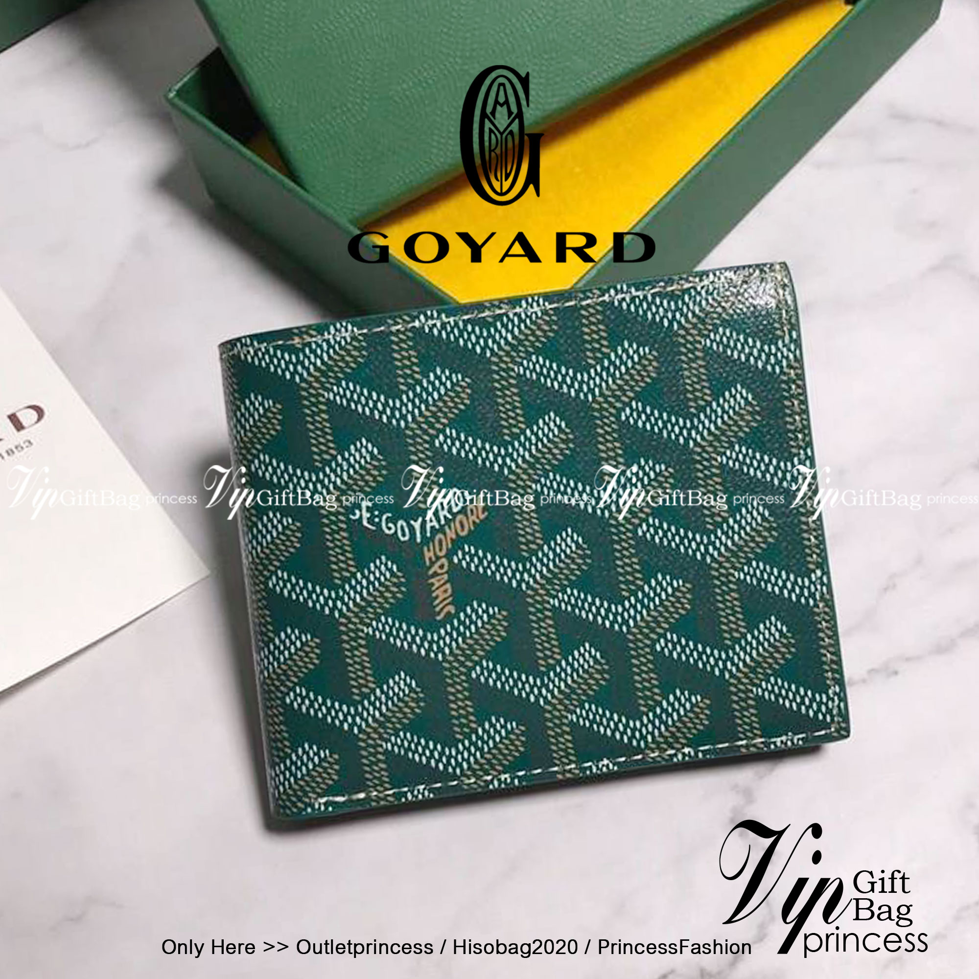หนังแท้ GOYARD WALLET / GOYARD Victoire Bifold Wallet พร้อมส่งที่ไทย เกรดเทพออริจินอล หนังเกรดดีสุด กระเป๋าสตางค์ผู้ชายใบสั้น พร้อมกล่องเขียวแบรนด์สวยหรู อีกรุ่นที่ยอดขายไม่เคยตก ภาพสินค้าถ่ายจากงานขายจริง ใช้งานต่างประเทศได้เลยค่ะ