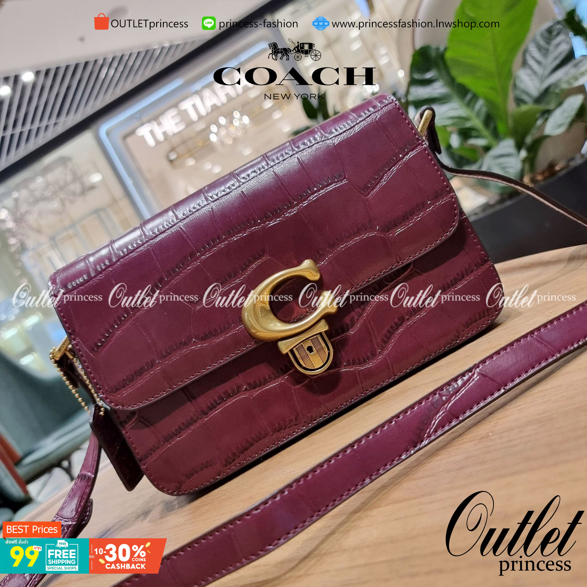 OUTLET 】COACH STUDIO SHOULDER BAG IN SIGNATURE CANVAS (C6639 C6640) สีใหม่รับความเฮง กับคอลเลคชั่นใหม่สุดอีกหนึ่ง!! มาแบบเลิศๆหรูๆมากแม่ กระเป๋าสะพายข้างลุคไฮน์ ที่ดีไซน์ออกมาได้ปัง และดูแพงมากๆ ด้วยดีเทลคลาสสิคผสานความเป็นเอกลักษณ์ เรียบง่ายแต่แฝงความมีด