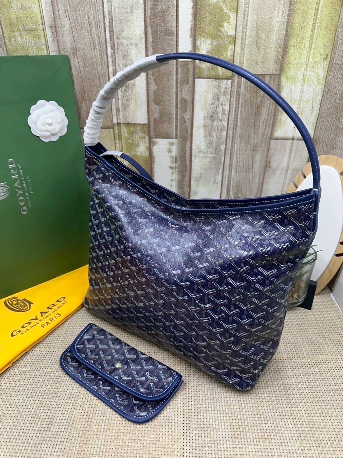 พร้อมส่ง 8 สี ORI หนังแท้ | Goyard Bohème Hobo Bag กระเป๋าสะพายทรงโฮโบ สะท้อนถึงความเบา ความยืดหยุ่น เปิดปิดแบบซิป สะดวกสบายขึ้น