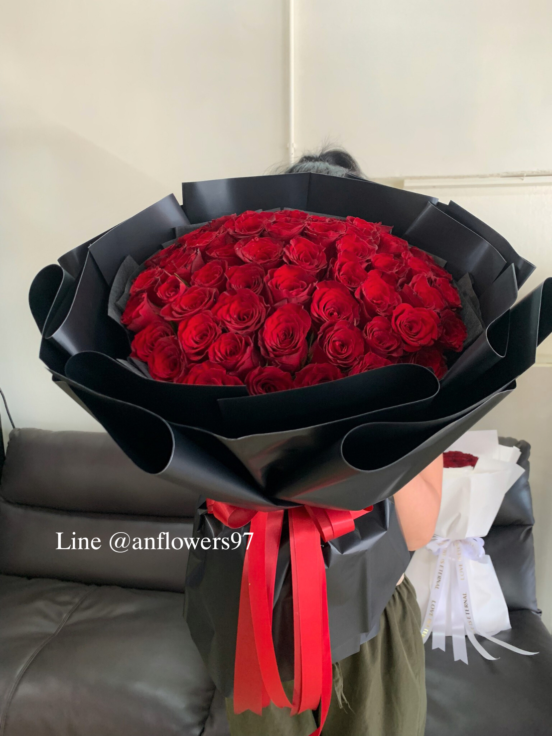 ช่อกุหลาบช่อใหญ่50ดอก
