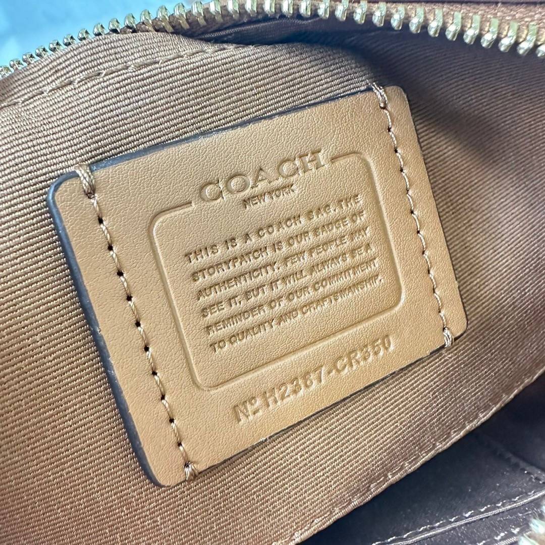 COACH TERI SHOULDER BAG (CR350) กระเป๋าทรงโฮโบ ทรงพอชดีไซน์ใหม่ เกรดท็อปออริ 1:1 สลับแท้ ใช้งานต่างประเทศได้