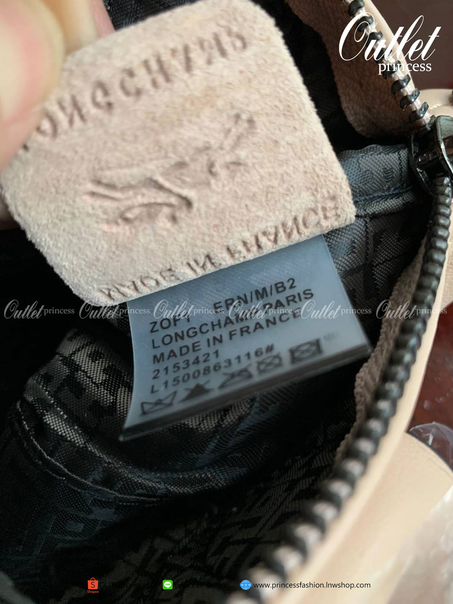 ของแท้ 100% Longchamp LE PLIAGE CUIR TOP HANDLE BAG Color: Honey,Hawtorn,Gunmetal