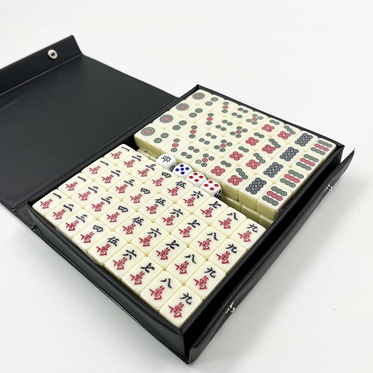 ชุดไพ่นกกระจอกขนาดเล็กแบบพกพาไม่หนักกล่องใส่ทรงสี่เหลี่ืยมจัตุรัส