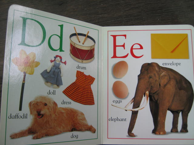 My First A B C Board Book - หนังสือเสริมพัฒนาการเด็ก 2 ภาษา มือสอง