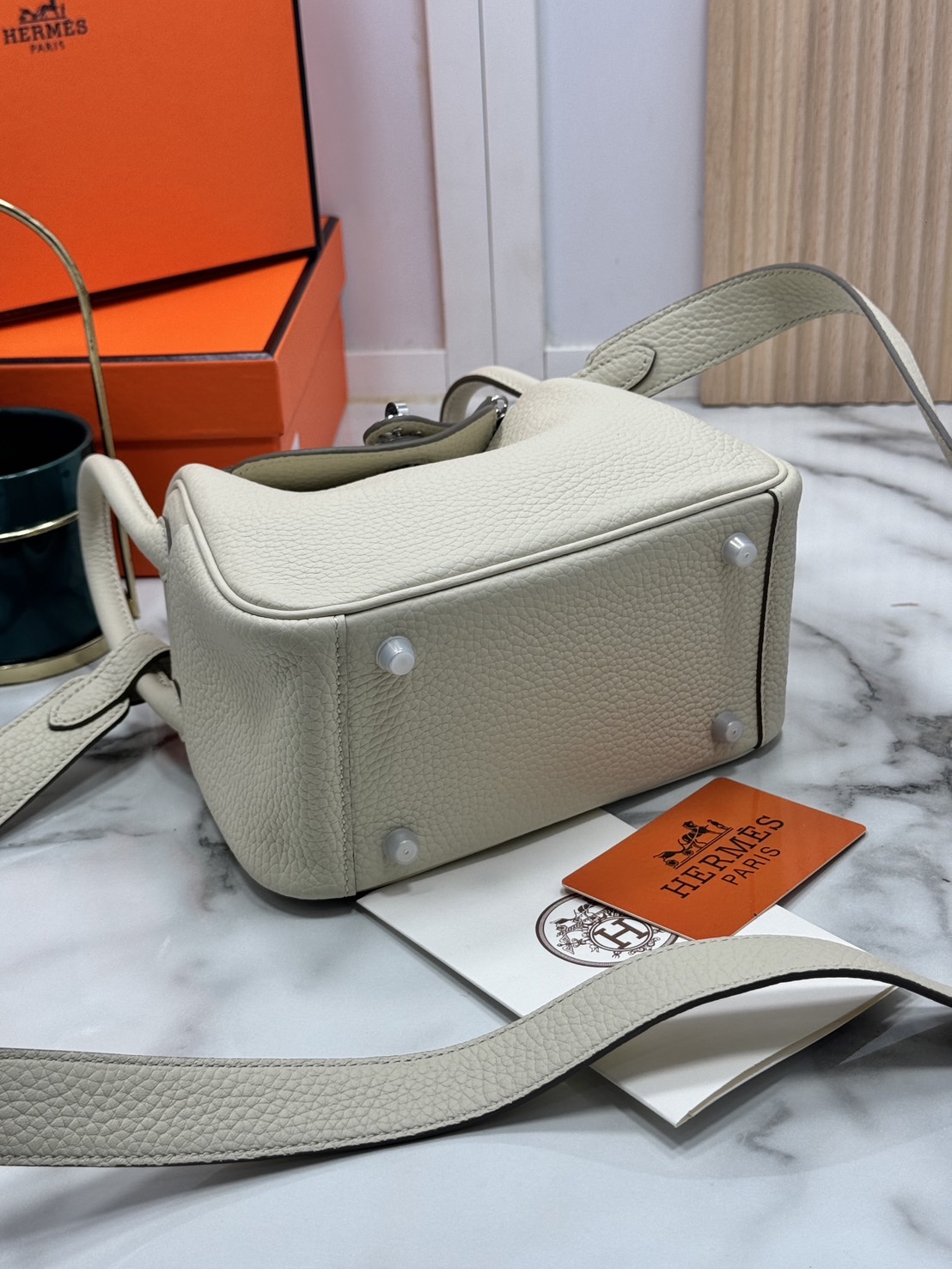 ORI หนังแท้ | HERMES lindy 19cm กระเป๋าสะพาย นิยามความหรูหราระดับมาสเตอร์พีช 🤍 สินค้าเกรดออริจินอล หนังแท้