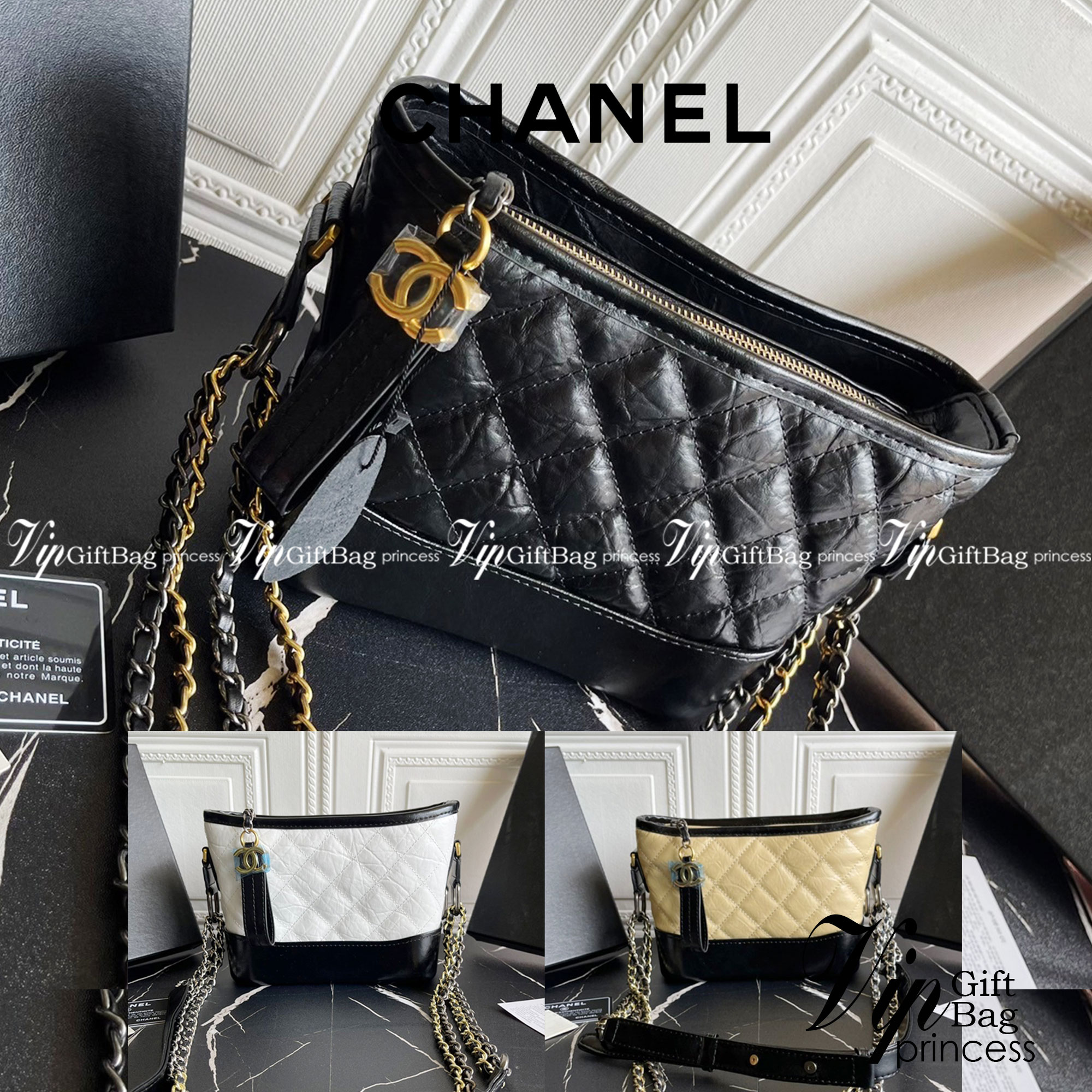 หนังแท้ CHANEL GABRIELLE HOBO BAG พร้อมส่งที่ไทย 3 สี