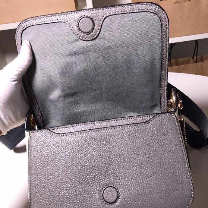 COACH SMALL JES MESSENGER WITH SIGNATURE CANVAS STRAP