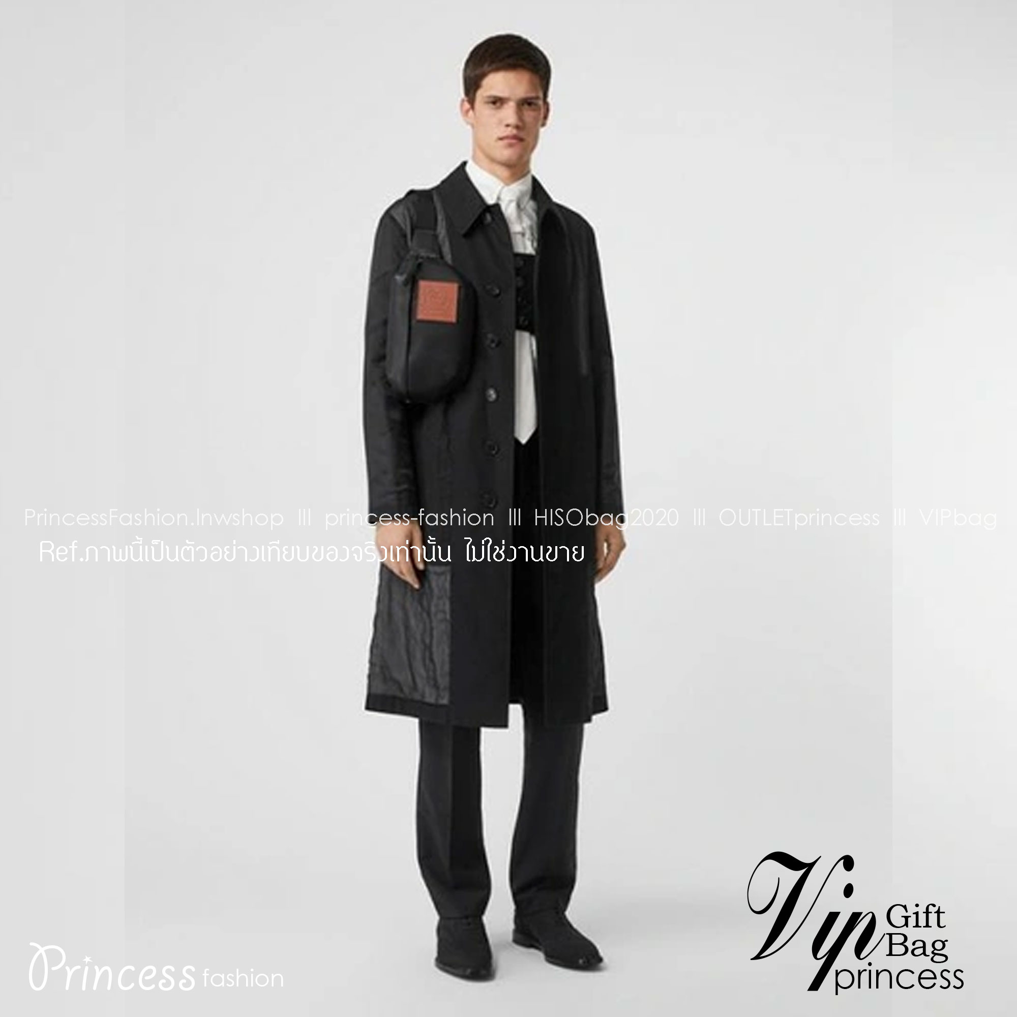 Burberry Medium Monogram Motif Leather Bum Bag / BURBERRY BELT LEATHER VIP วัสดุหนังแท้เต็มใบ คาดเอว คาดอกแบบ UNISEX ใช้ได้ทุกเพศ ด้านหน้าประดับลายแบรนด์สีน้ำตาลสุดเท่ ด้านในเปิดปิดด้วยซิปยาว ใส่มือถือได้ทุกรุ่น