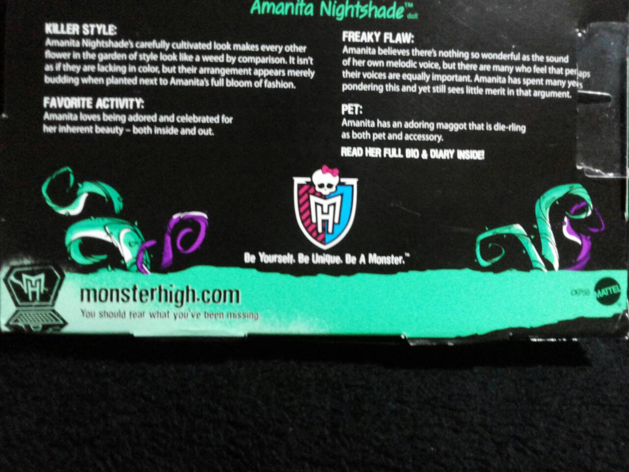 ตุ๊กตา Monster High Amanita Nightshade Doll New Bad Seed of the Corpse Flower ของแท้