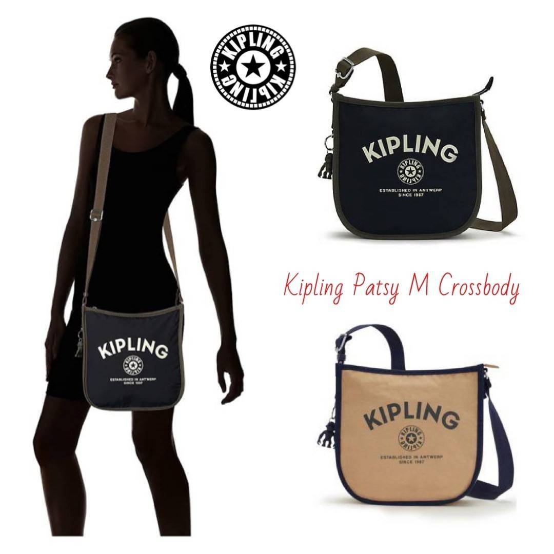 Kipling Patsy M Crossbody คอลเลคชั่นใหม่ล่าสุด ที่ไม่เน้นลวดลายและสีสัน แต่เน้นรูปแบบการใช้งานที่ง่ายแสนง่ายไม่ซับซ้อน ขนาดกำลังดี สามารถใส่ของที่จำเป็นได้ ไม่ว่าจะเป็นโทรศัพท์มือถือหรือกระเป๋าสตางค์ น้ำหนักเบา ด้านในของกระเป๋ายังแบ่งช่องเป็นระเบียบ พกพาไ