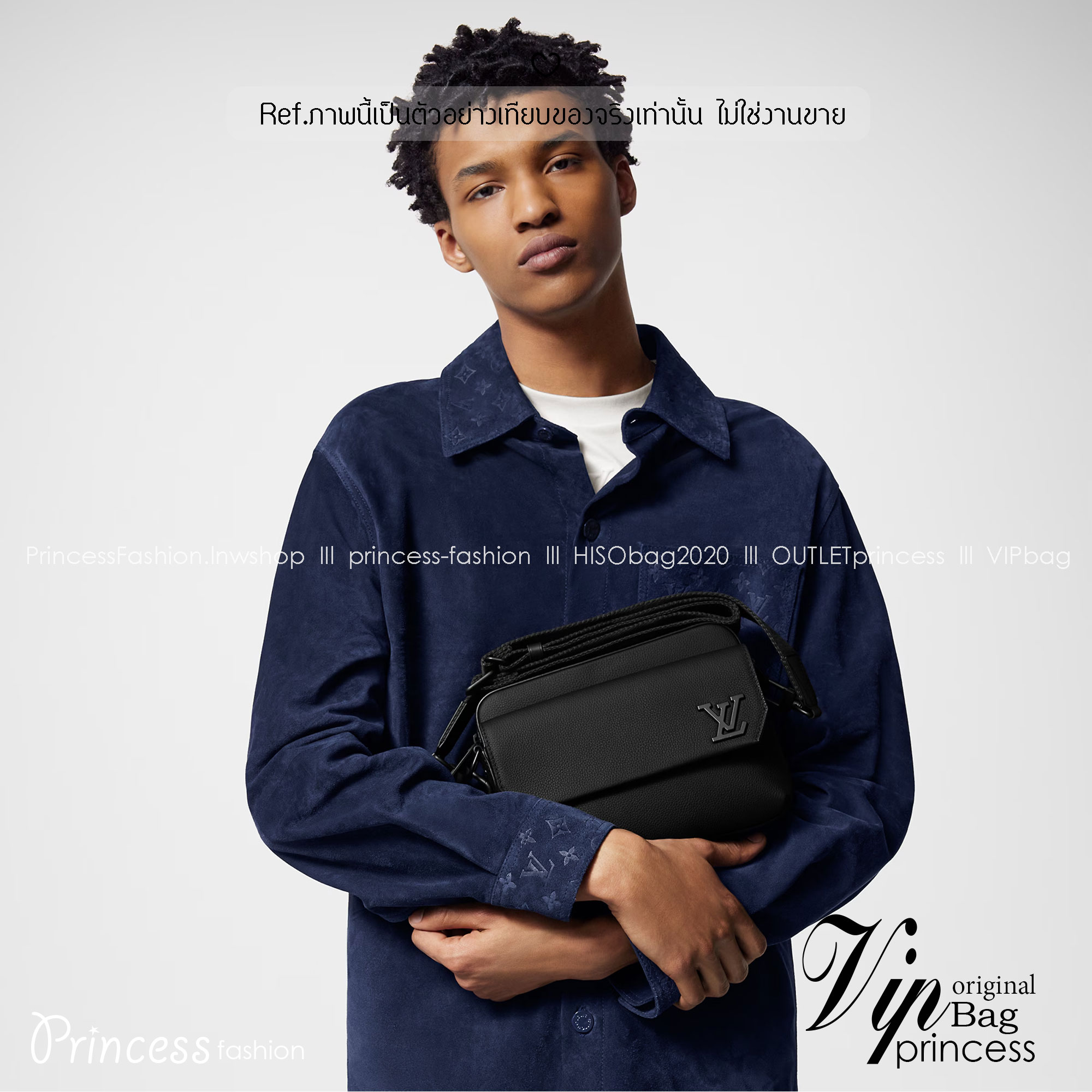 LV Fastline Messenger Bag กระเป๋าสะพาย ทรงแมสเซ็นเจอร์ สีดำเต็มใบสวยคลาสสิก หนังแท้สัมผัสนุ่ม ผสานสไตล์และฟังก์ชันการใช้งานเข้าด้วยกันอย่างลงตัว