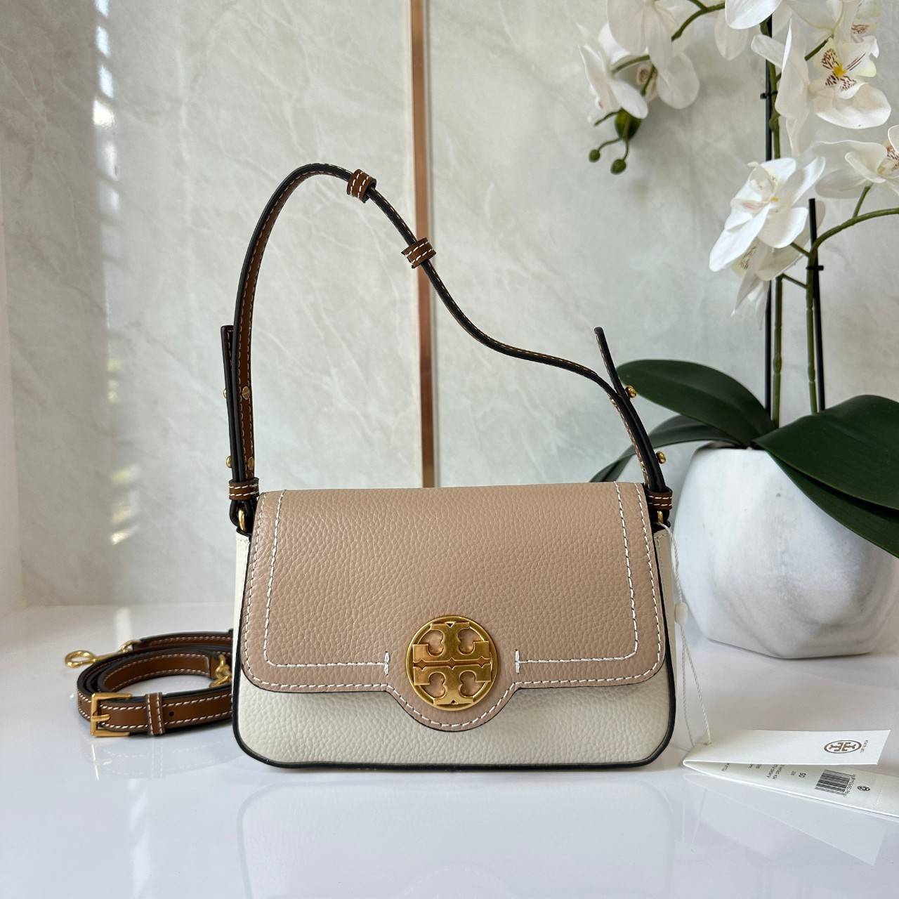 MINI พร้อมส่ง 2 สี TORY BURCH FELIX MINI CROSSBODY BAG กระเป๋าสะพาย เกรดท็อปออริ เกรดดีสุด สลับแท้ 1:1