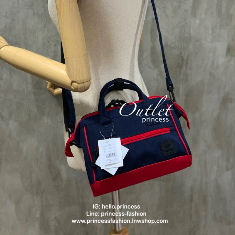 ANELLO MINI SHOULDER BAG MULTI COLOR OS-N047 รุ่นใหม่ชนช้อป!! กระเป๋าสะพายข้าง Multi Colors Collection สีสันสดใสสะดุดตา มี Logo เป็นยางนูนสีดำตัดกับสีกระเป๋า ทำให้ดูน่าใช้มากยิ่งขึ้น (Lining anello) วัสดุpolyester มีลักษณะเฉพาะตัวด้วยสี Two Tone ทั้งตัวกร