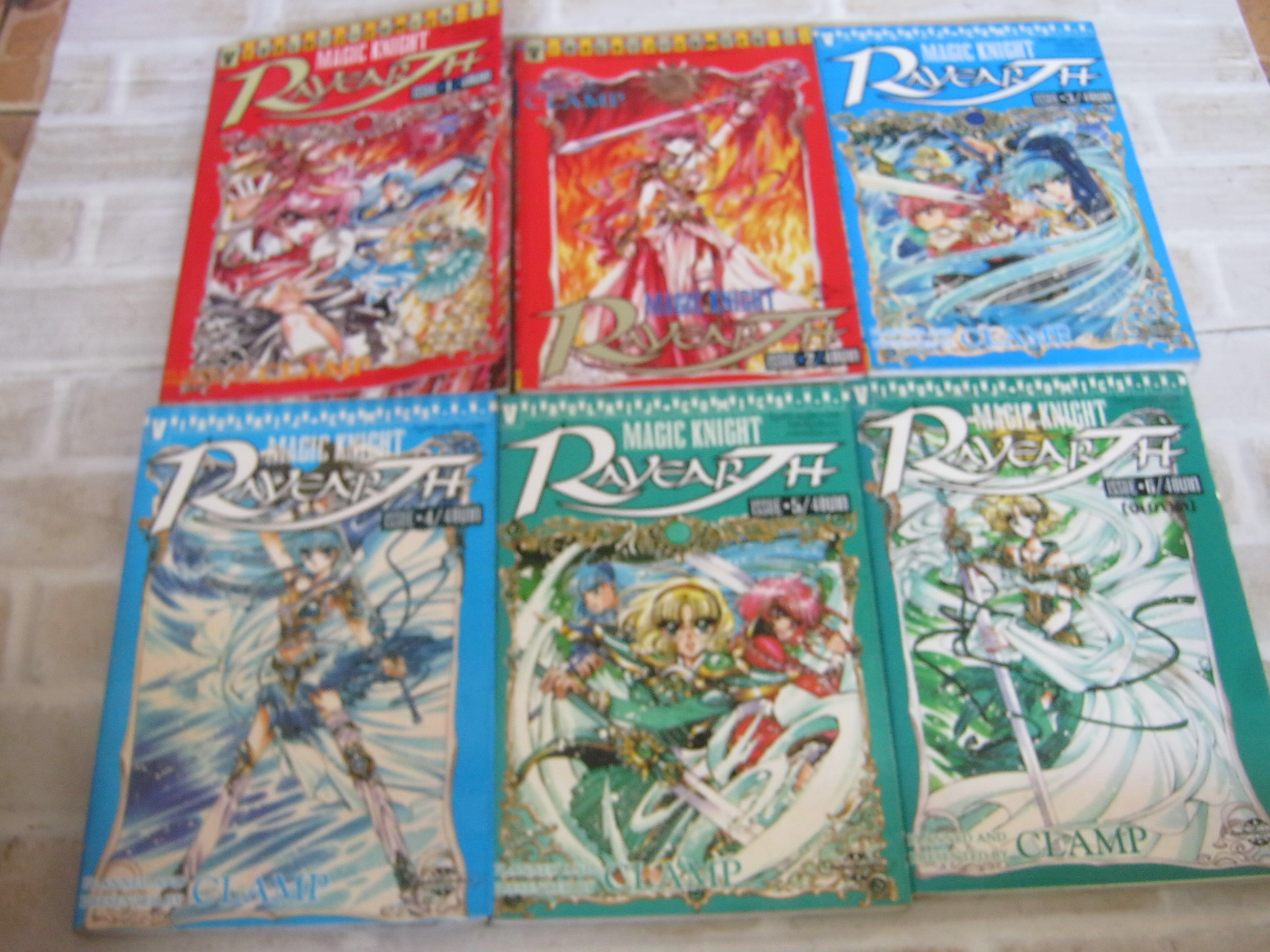 MAGIC KNIGHT RAYEARTH ครบชุด 6 เล่มจบ CLAMP เขียน ( สภาพสะสม )