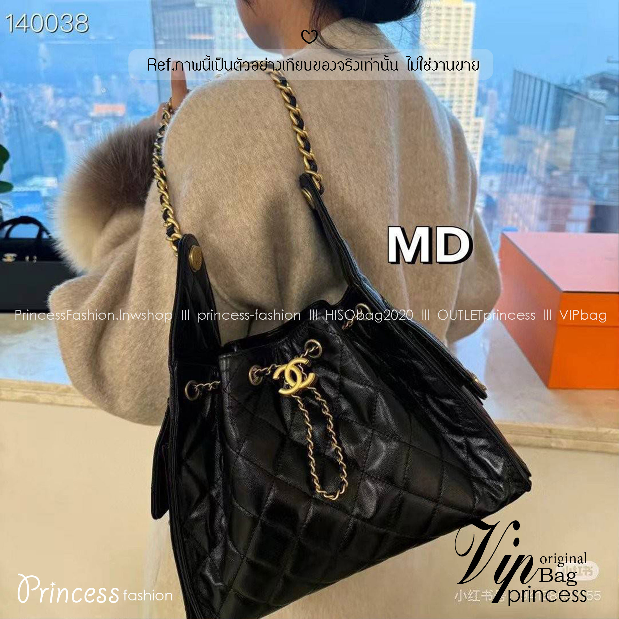 CHANEL 25 Medium Handbag กระเป๋าสะพายทรงโฮโบใบใหญ่ คอลใหม่ล่าสุด ต้อนรับฤดูกาล SPRING-SUMMER 2025 รูปทรงใช้งานได้จริง จุของได้ ถือเก๋ๆ เอวี่เดย์ลุค บอกเลยว่าดีไซน์เก๋มาก