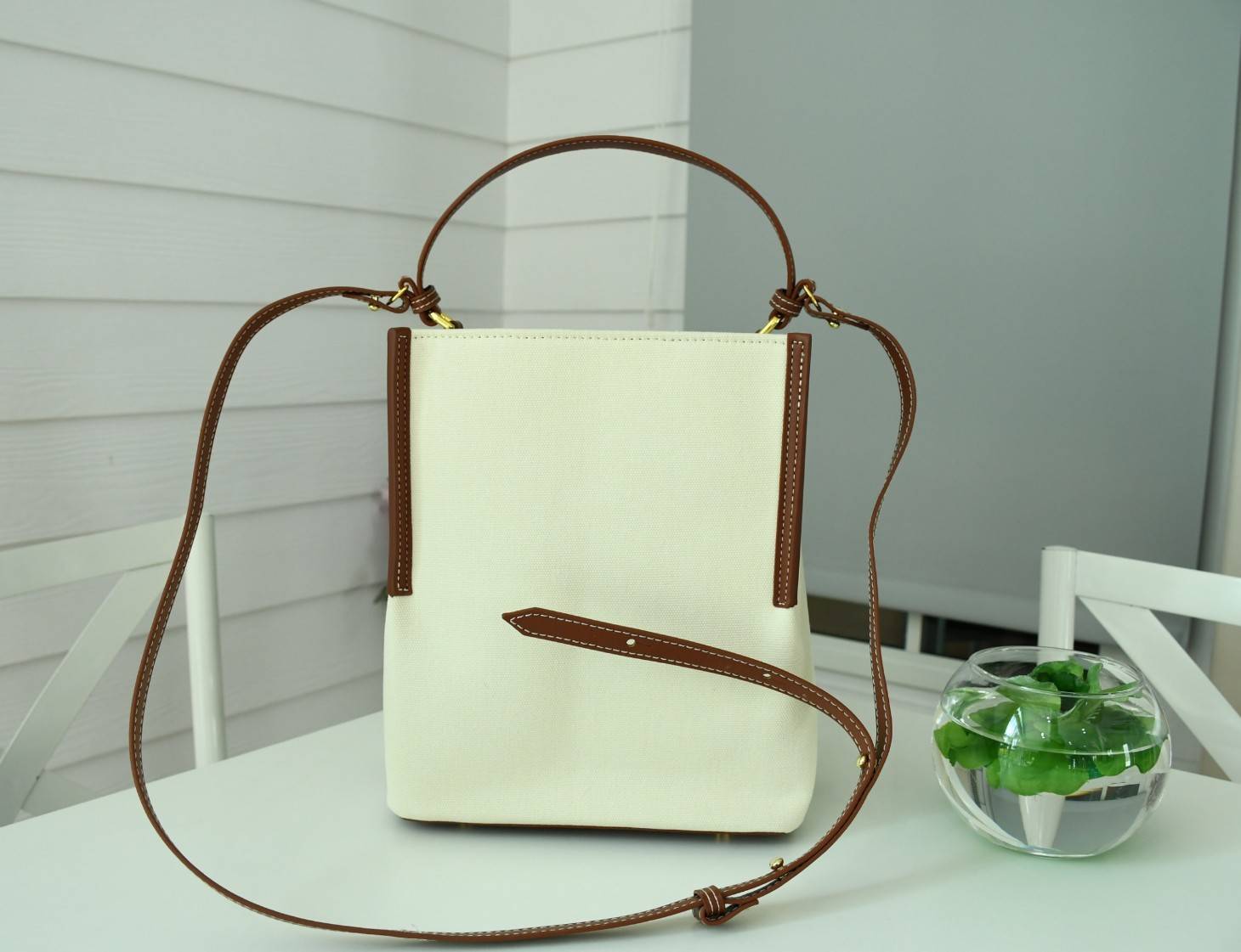 Burberry canvas Bucket Bag Vip Gift with Purchase