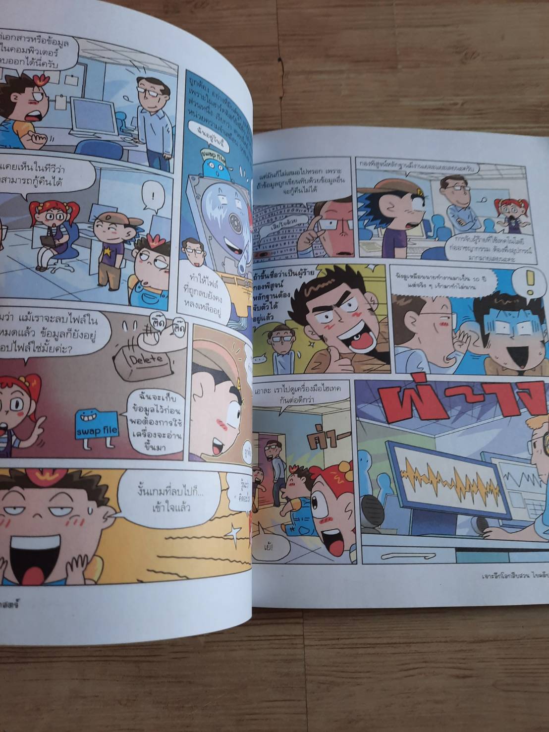 การ์ตูนชุดอัจฉริยะวิทยาศาสตร์ ตอน เจาะลึกโลกสืบสวน ไขคดีปริศนา Kim Won-Sup เขียน Hong Yun-Sil ภาพ ฐิติพร พูลเพิ่ม แปล