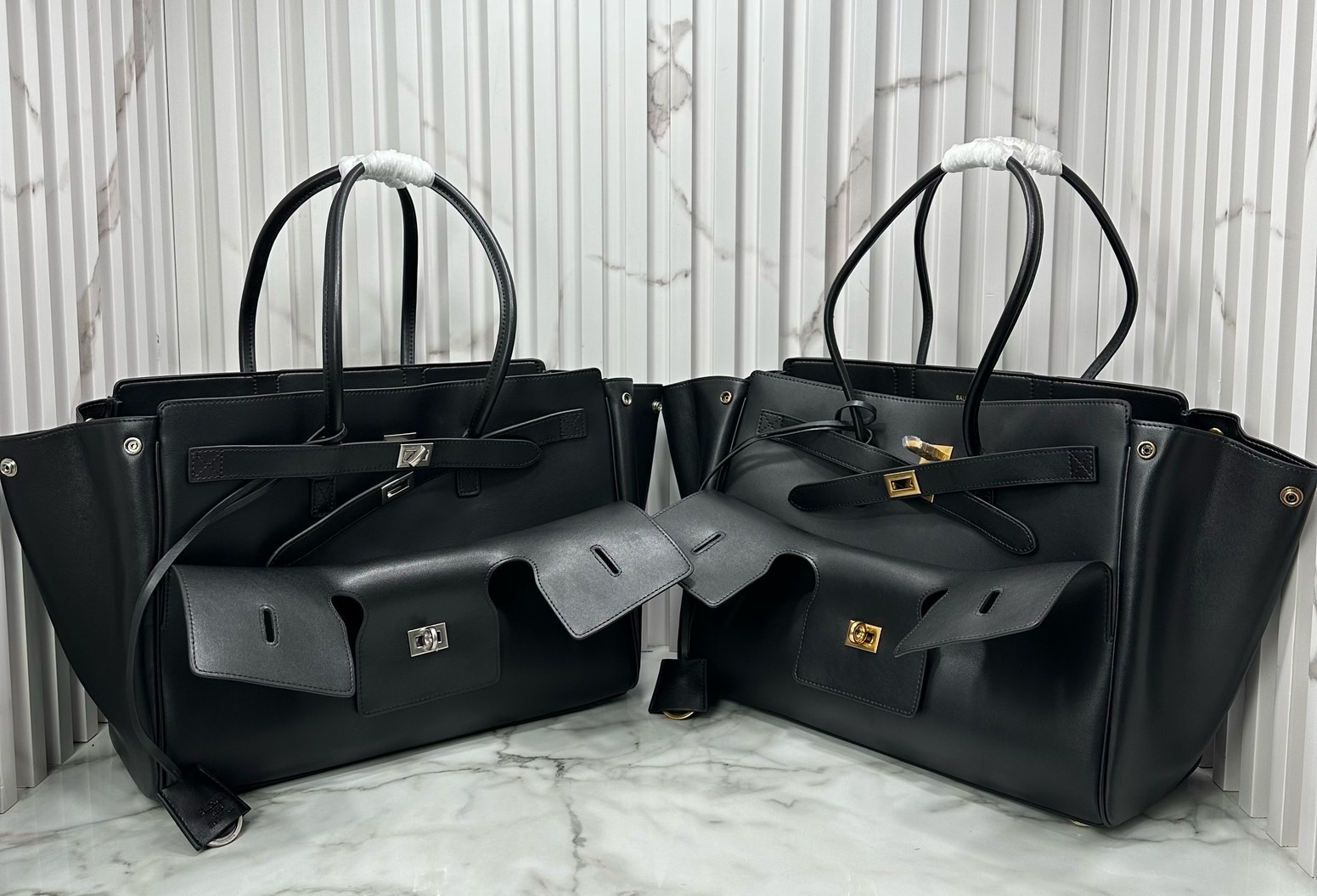 Balenciaga Bel Air Medium Carry All Bag / medium leather tote bag 35cm ที่สุดของไฮแบรนด์สุดไอคอนิค ด้วยกระเป๋าสะพายทรงโท้ทใบใหญ่ ดีไซส์เป็นเอกลักษณ์ งานหนังเต็มใบสวยมาก