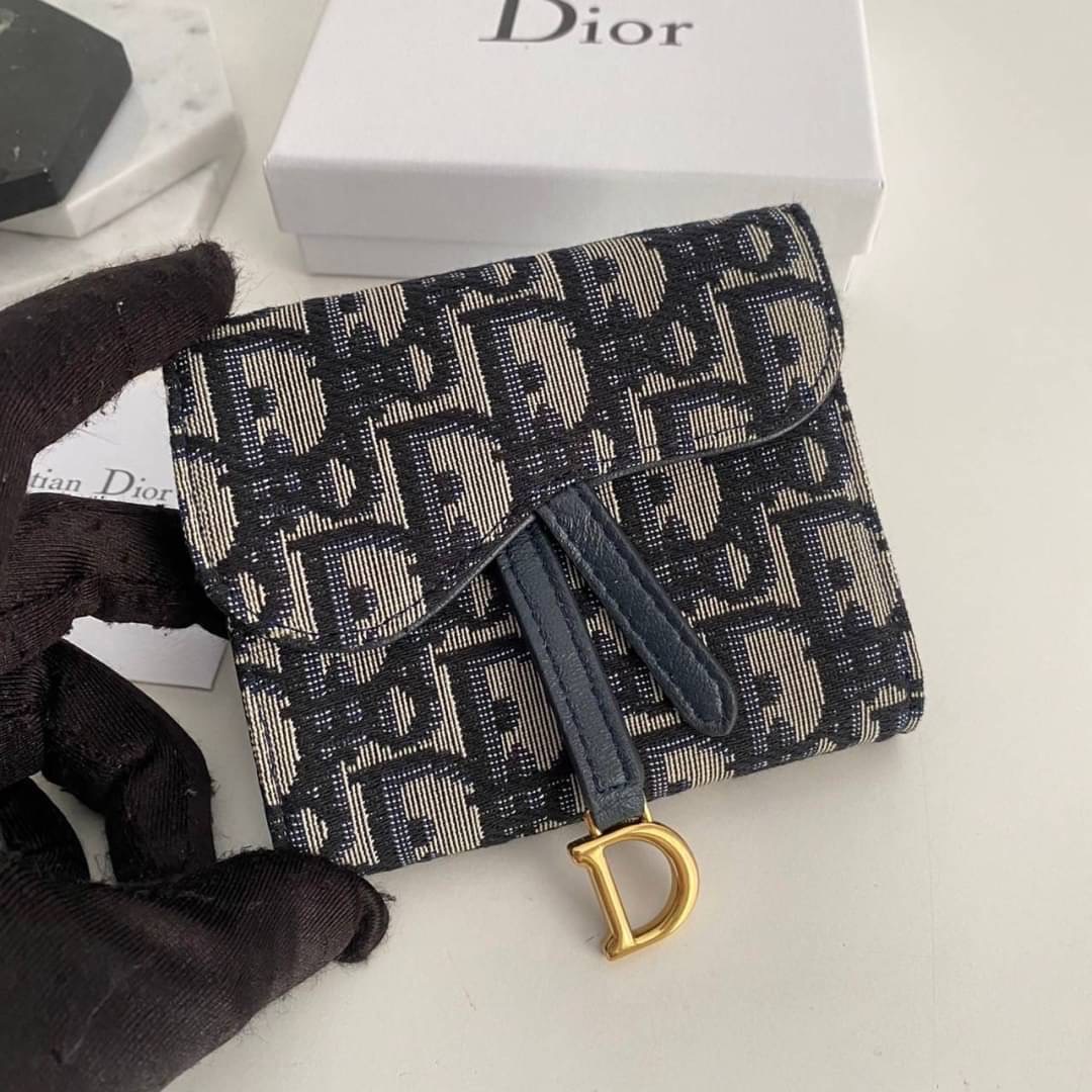 พร้อมส่ง 3 แบบ Dior wallet monogram MEN / DIOR Trifold Wallet / DIOR Coin 7 Card Wallet กระเป๋าสตางค์ดิออร์ กระเป๋าใส่เหรียญใส่การ์ด เกรดออริ สลับแท้ 1:1 ใช้ต่างประเทศได้
