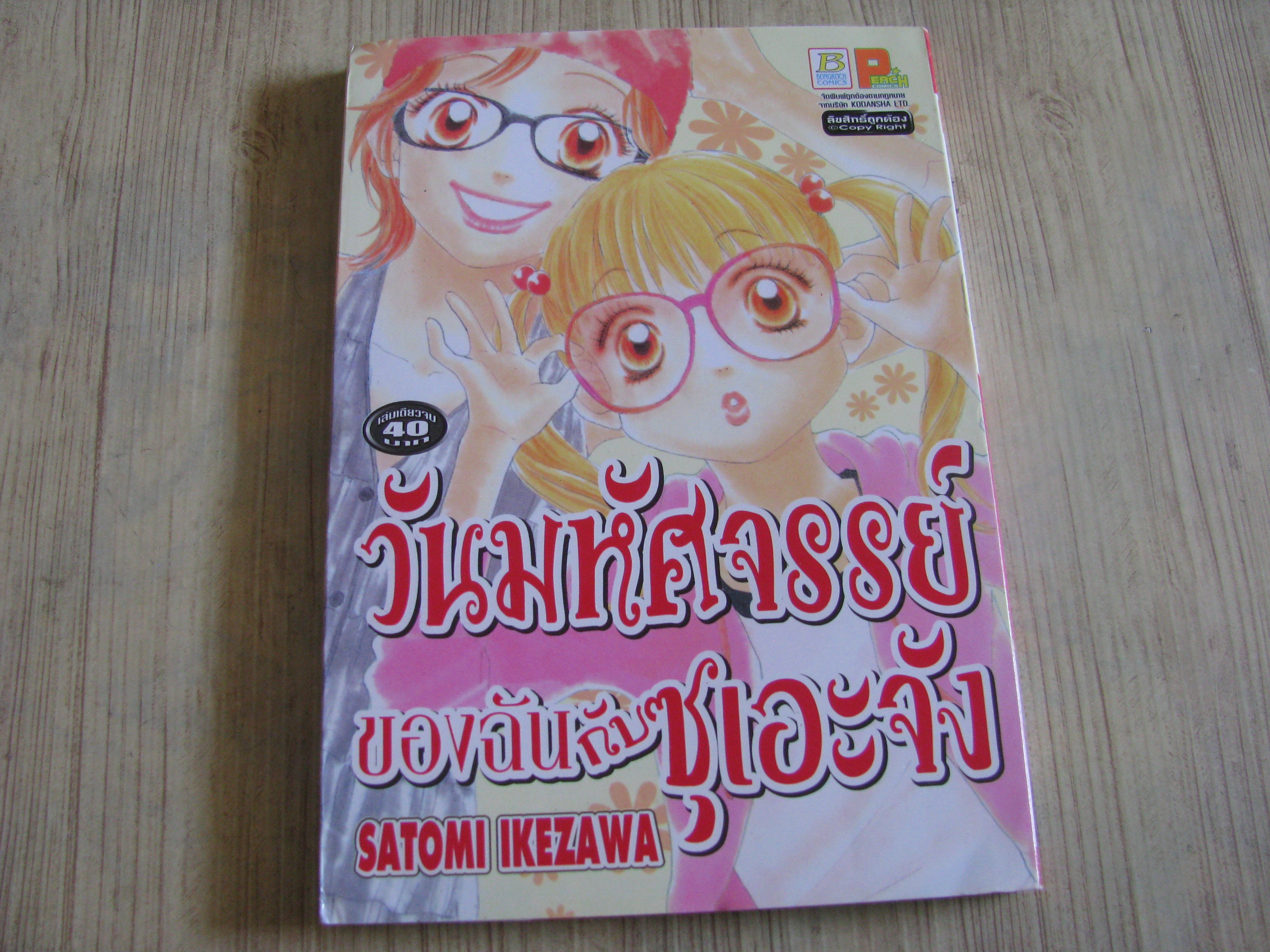 วันมหศจรรย์ของฉันกับซุเอะจัง เล่มเดียวจบ Satomi Ikezawa เขียน