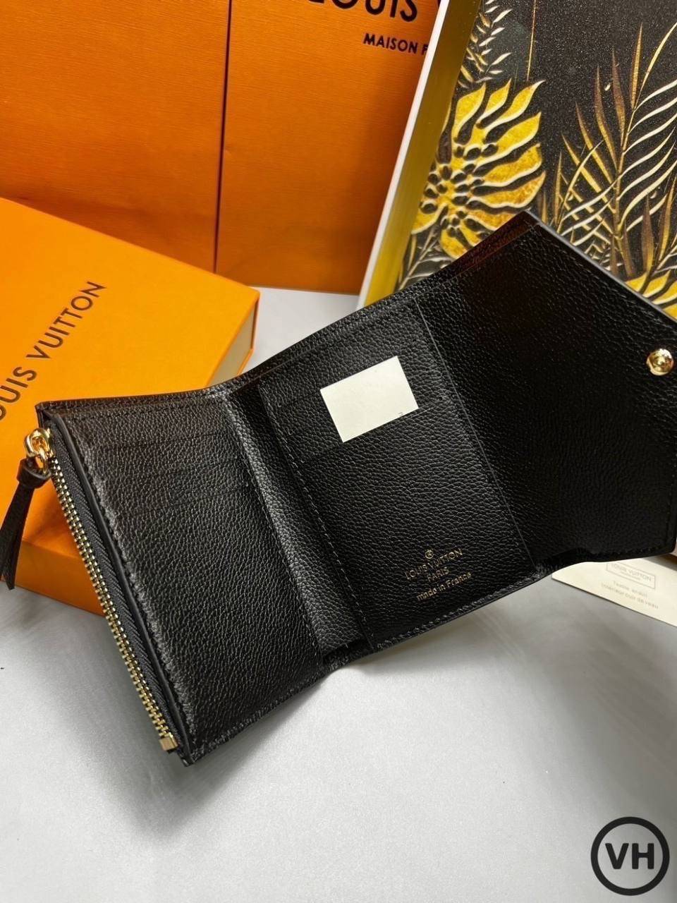 ORI หนังแท้ | LV Victorine Monogram Empreinte Wallet / LV Short Wallet กระเป๋าสตางค์ใบเล็กแบบซองจดหมาย กระเป๋าสตางค์ผู้หญิง 🤍 เกรดออริจินอล