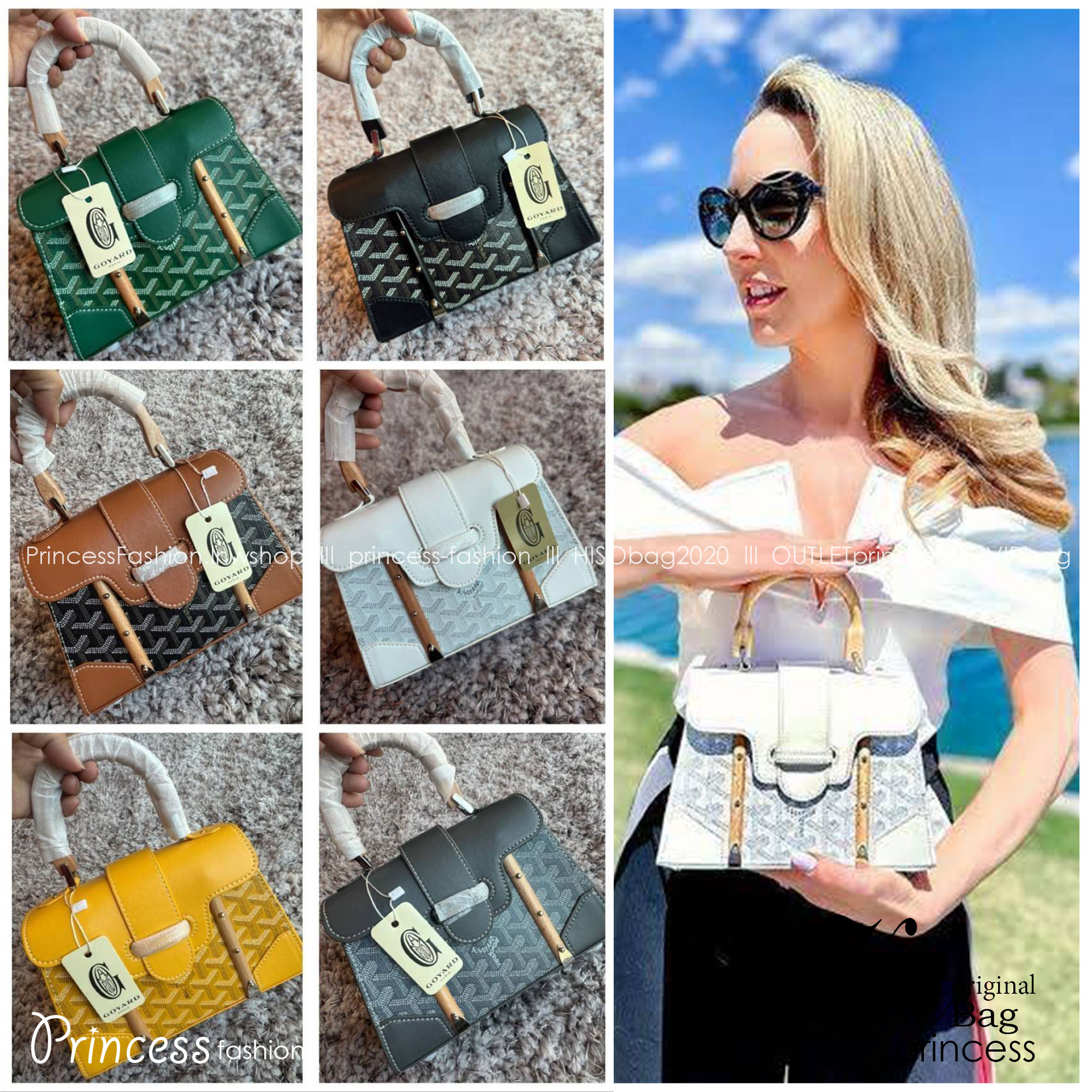 พร้อมส่ง 6 สี Goyard Saïgon Structuré Mini Bag / Saigon Bag กระเป๋าถือ/สะพาย เกรดออริ สลับแท้ 1:1 ใช้ต่างประเทศได้ ภาพถ่ายจากงานขายจริง