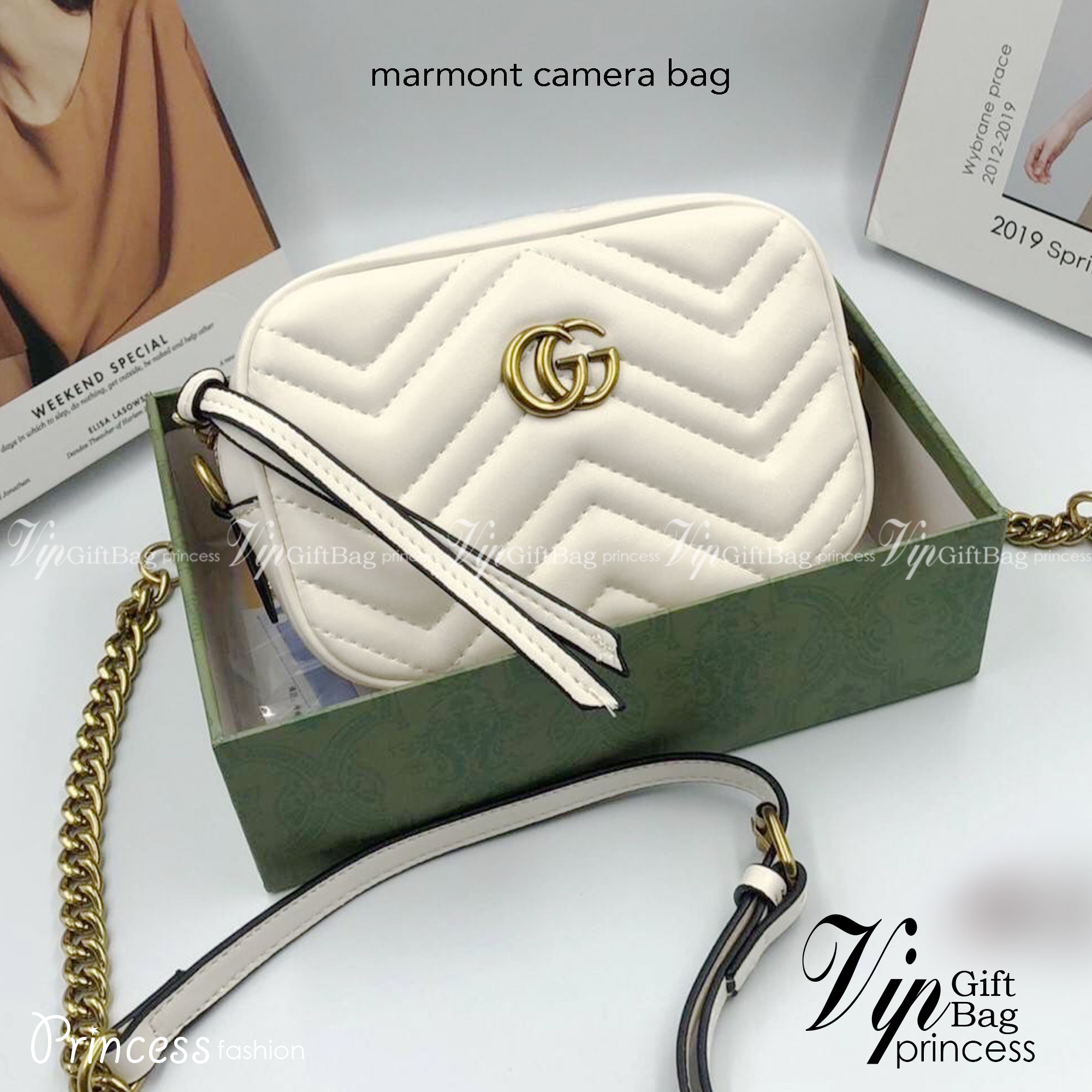 GUCCI MARMONT CAMERA BAG / GG Marmont small matelassé shoulder bag กระเป๋าสะพายรุ่นคลาสสิก ใช้ได้ทั้งชายหญิง งานเกรดหนังสวย ใช้งานง่าย ขนาดกำลังน่ารัก มาพร้อมสายยาว เป็นรุ่นที่น่าใช้อีกรุ่นค่า ขนาดกำลังดี อะไหล่สั่งผลิตเฉพาะรุ่น ภาพถ่ายจากสินค้าจริง
