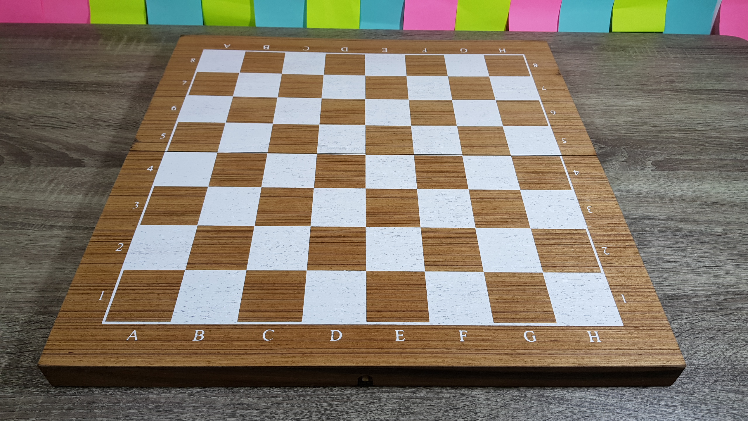 กระดานหมากรุกสากลไม้พับได้ช่อง 5x5 Cm.