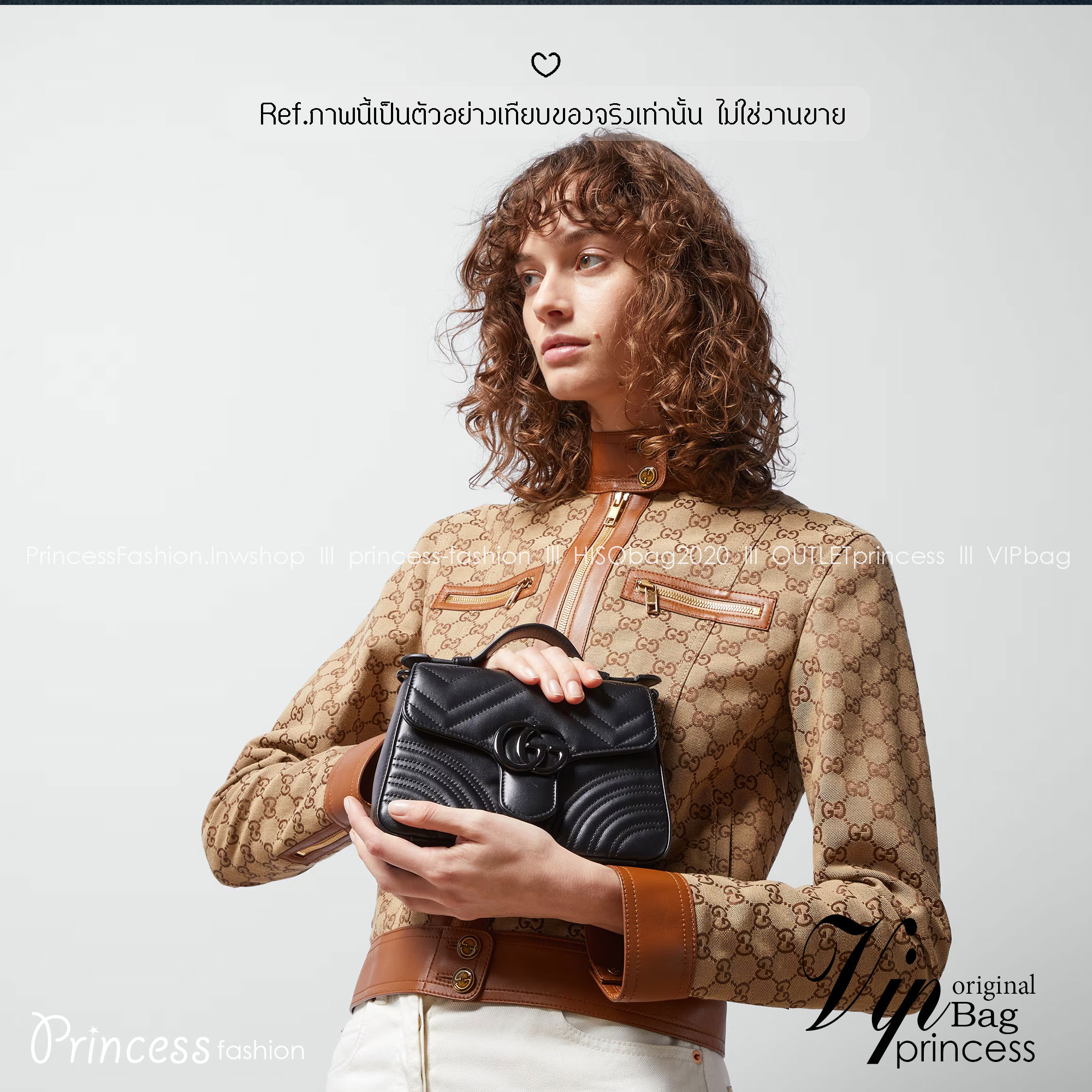 Gucci GG Marmont mini top handle bag กระเป๋าสะพายสุดหรู คลุมโทนสีดำคลาสสิกเต็มใบ ทั้งหนังและอะไหล่สีดำ ใช้งานได้หลายโอกาส เป็นสีที่เข้าได้รับทุกชุด ทุกไลฟสไตส์ แนะนำค่ะ