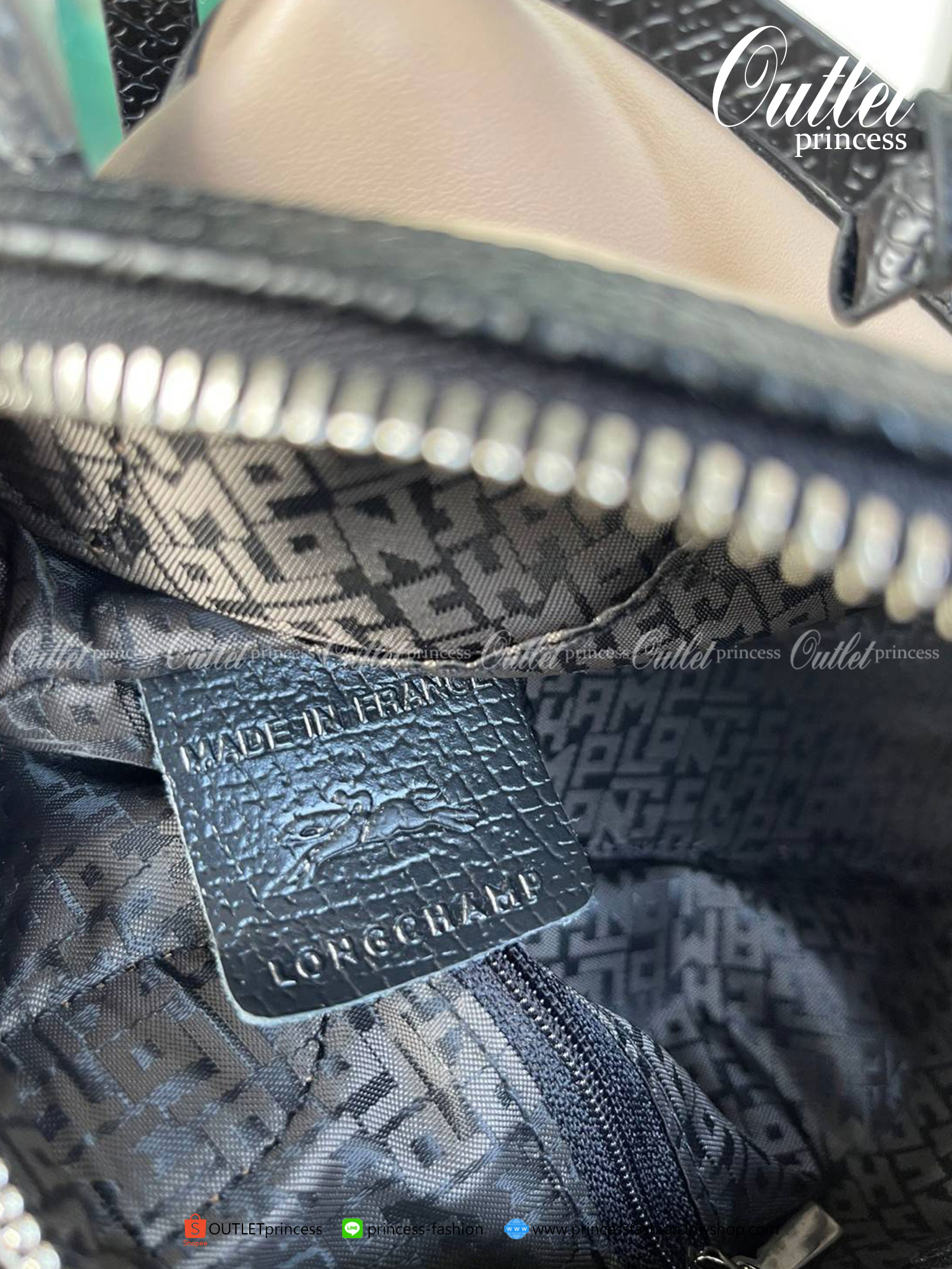 ของแท้ 100% Mini Size LONGCHAMP LE PLIAGE CUIR MAKE A WISH TOP HANDLE BAG XS