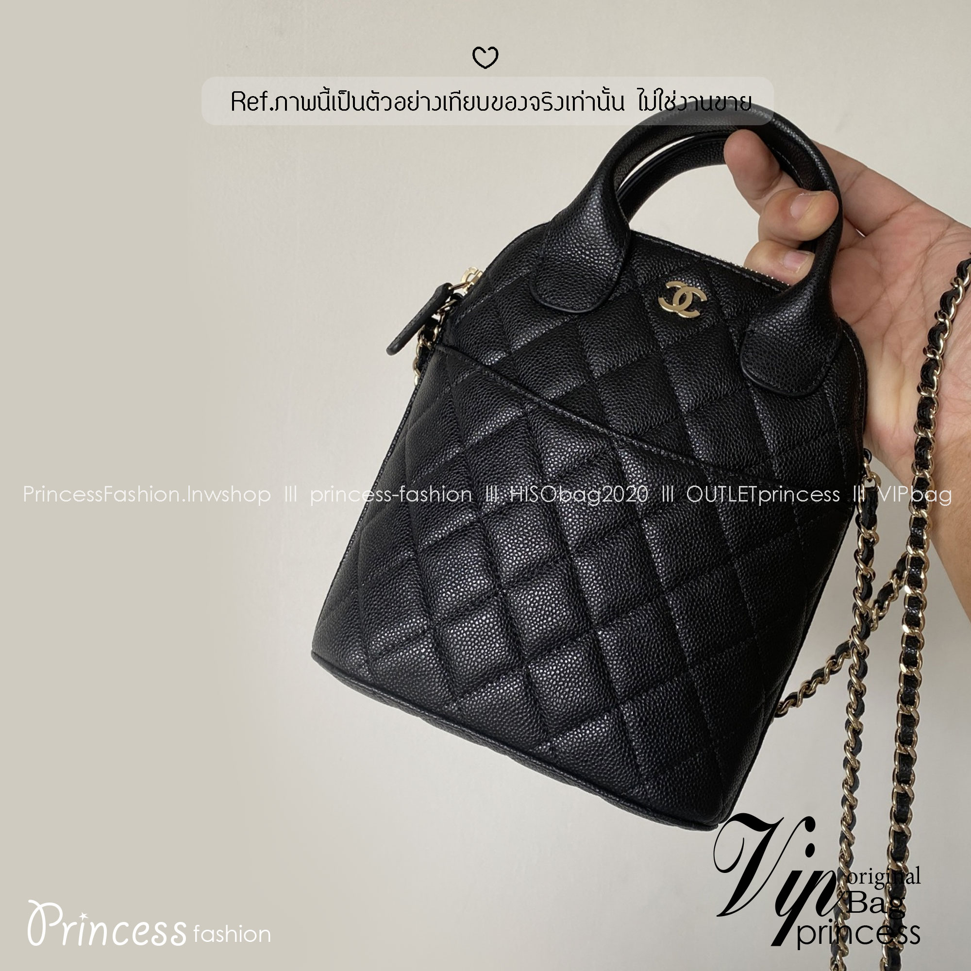 ORI หนังแท้ | Chanel Clutch with chain Bag / Chanel Bucket Bag กระเป๋าถือ กระเป๋าสะพายรุ่นใหม่ล่าสุด ในคอลเลกชัน Métiers d’art ปี 2024/25 ด้วยลูกเล่นของเนื้อสัมผัสและรูปแบบ