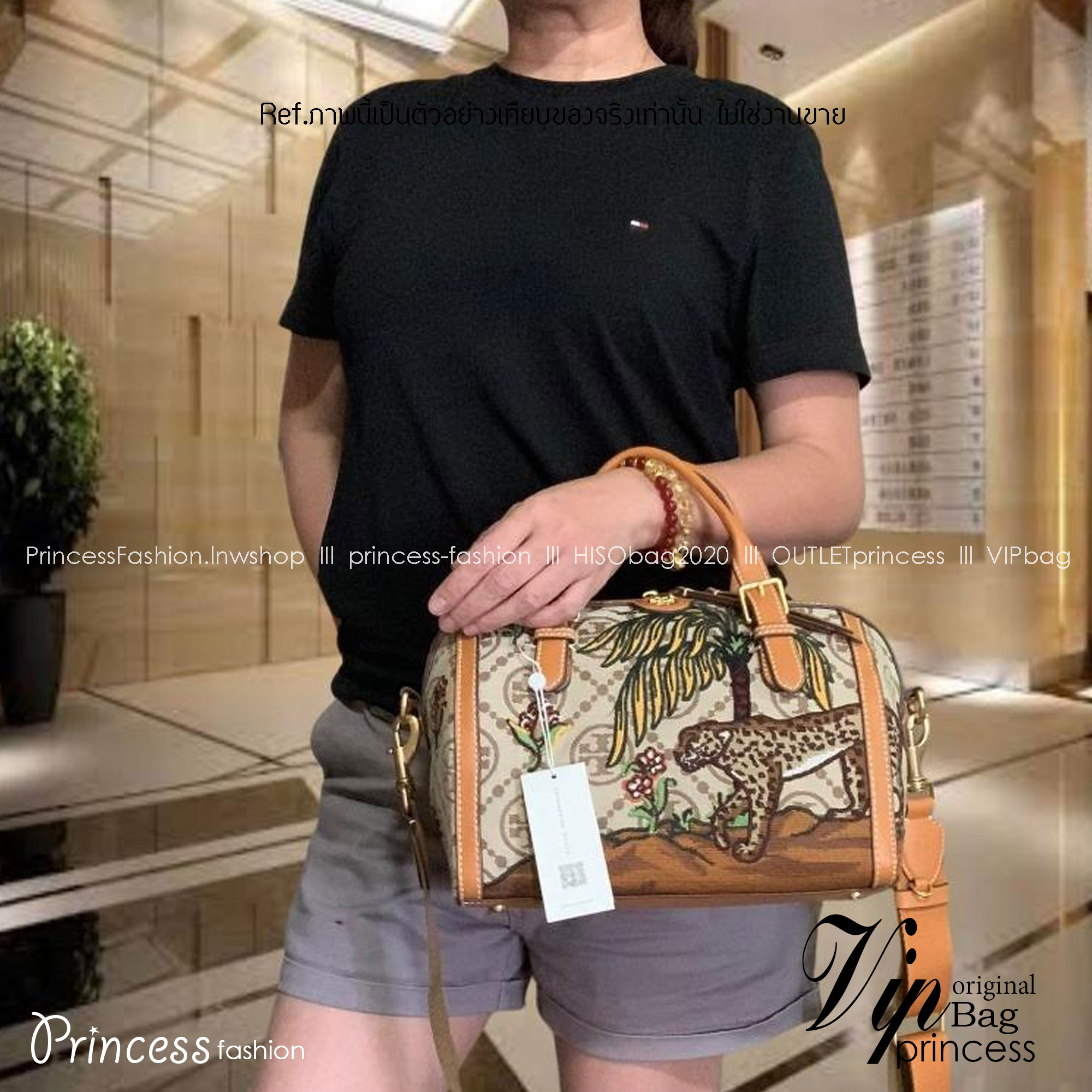 TB Jual Barrell T Monogram / TORY BURCH T MONOGRAM JACQUARD EMBROIDERED DUFFLE คอลใหม่ล่าสุด สวยพร้อมเสิร์ฟแบบไม่ต้องรอพรีฯ ลายโมโนแกรมสุดคลาสสิคที่ถูกดีไซน์รังสรรค์ด้วยงานปักสุดชิค น่าใช้ใจฟูแค่แรกเห็น!!