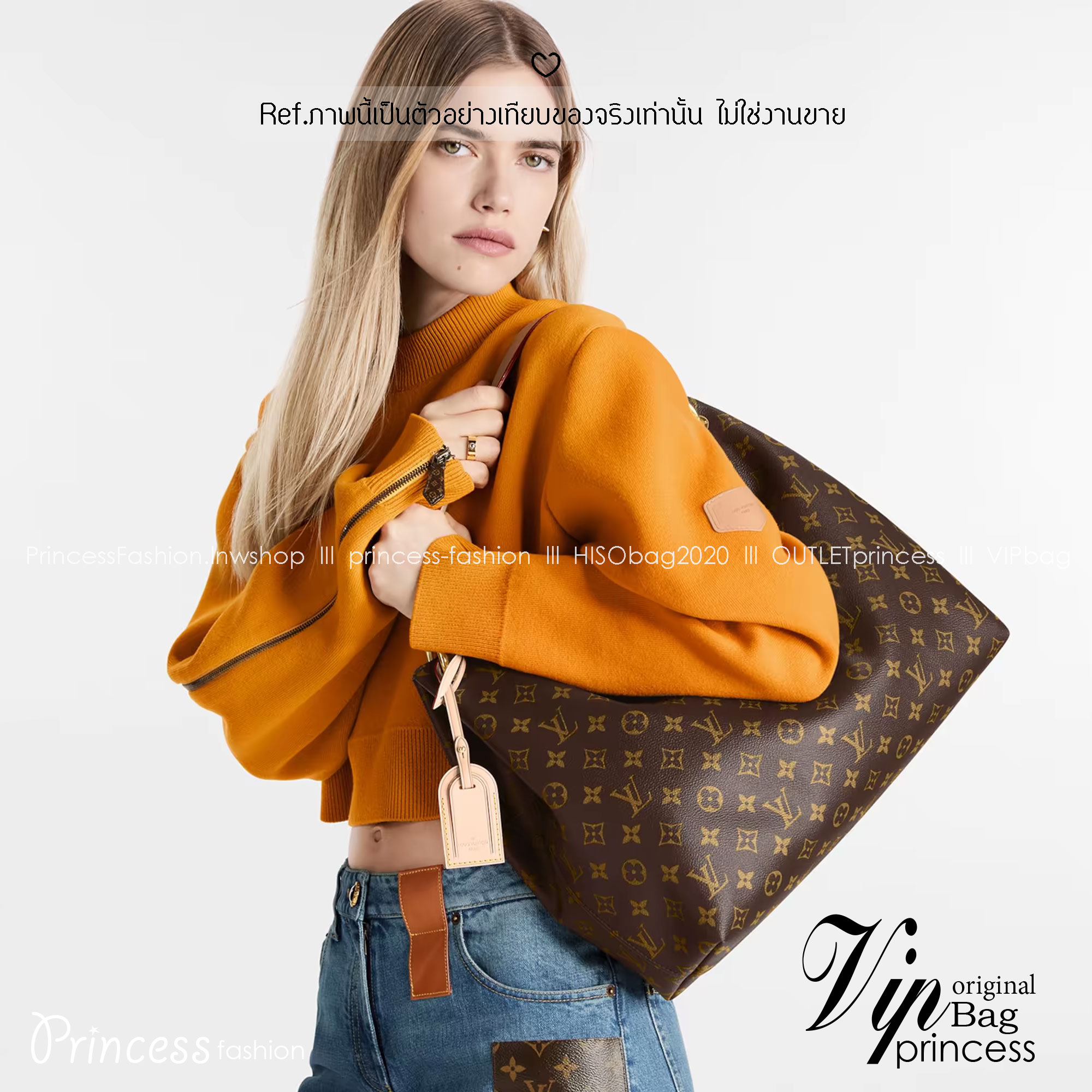 LV Graceful MM Monogram Canvas กระเป๋าสะพายทรงโท้ทใบใหญ่จุใจ จุของได้แบบสบายๆ ดีไซน์ใหม่เรียบหรูดูแพง ที่ฮอตที่สุดในตอนนี้ สะพายไปเที่ยวต่างจังหวัดคือดีงามมากจ้า